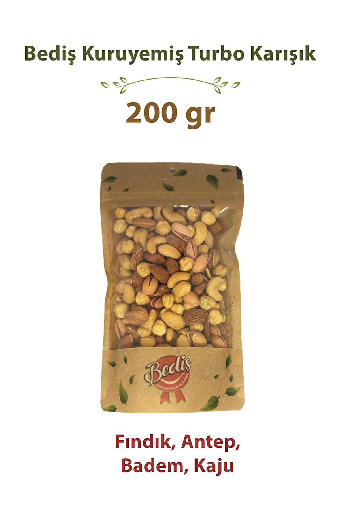 Bediş Natural Turbo Karışık 200 gr