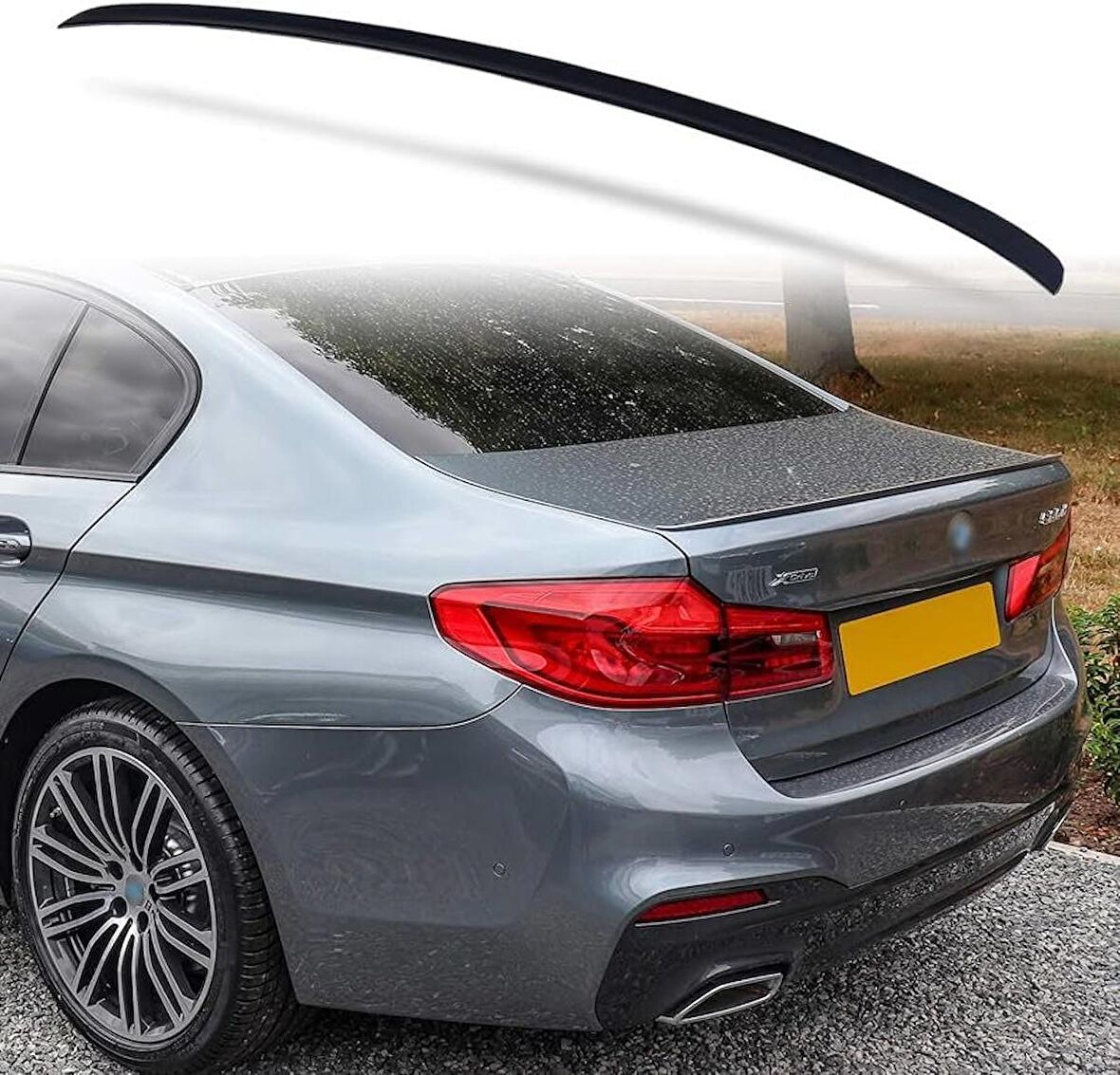 Bmw g30 bagaj üstü spoiler siyah boyalı 2017 / 2023