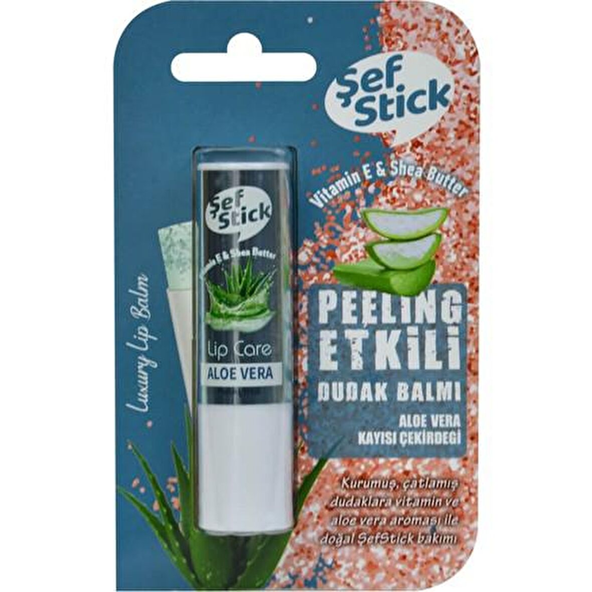 ŞEF STİCK DUDAK KORUYUCU ALOE VERA