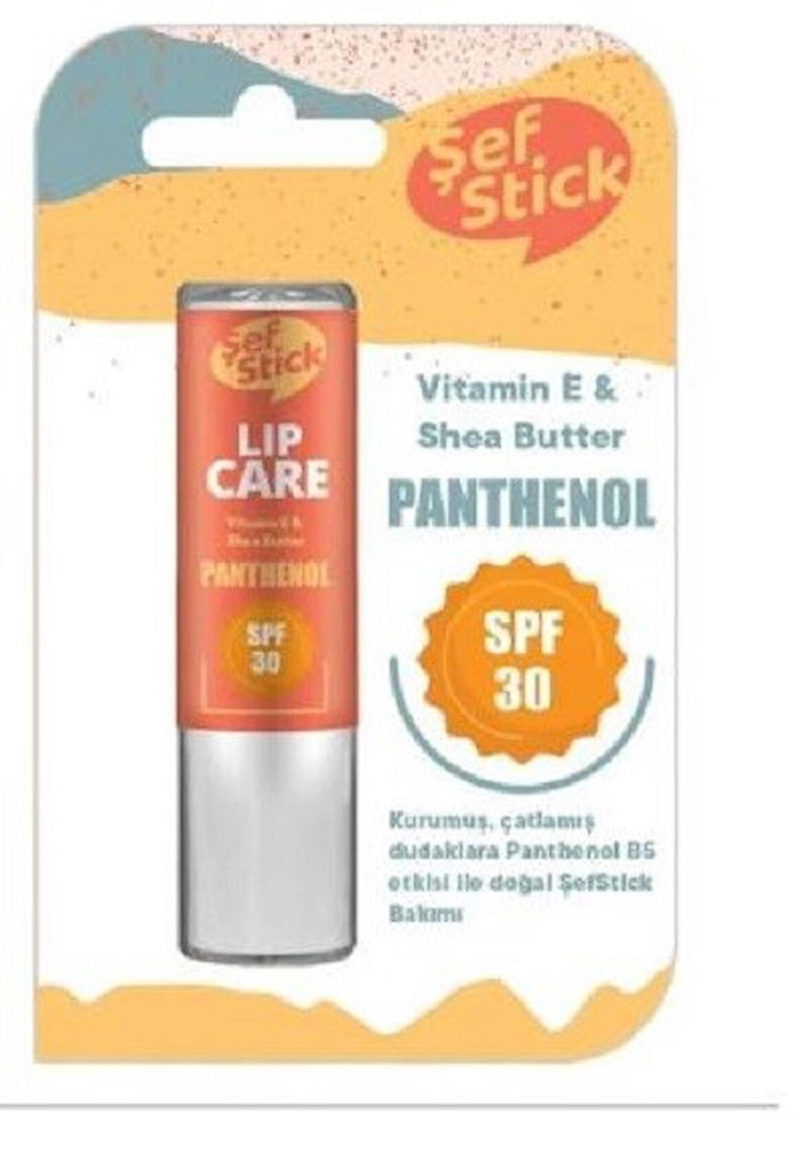 Şef Stick Lip Care Dudak Koruyucu Panthenol Spf 30 8697452308161