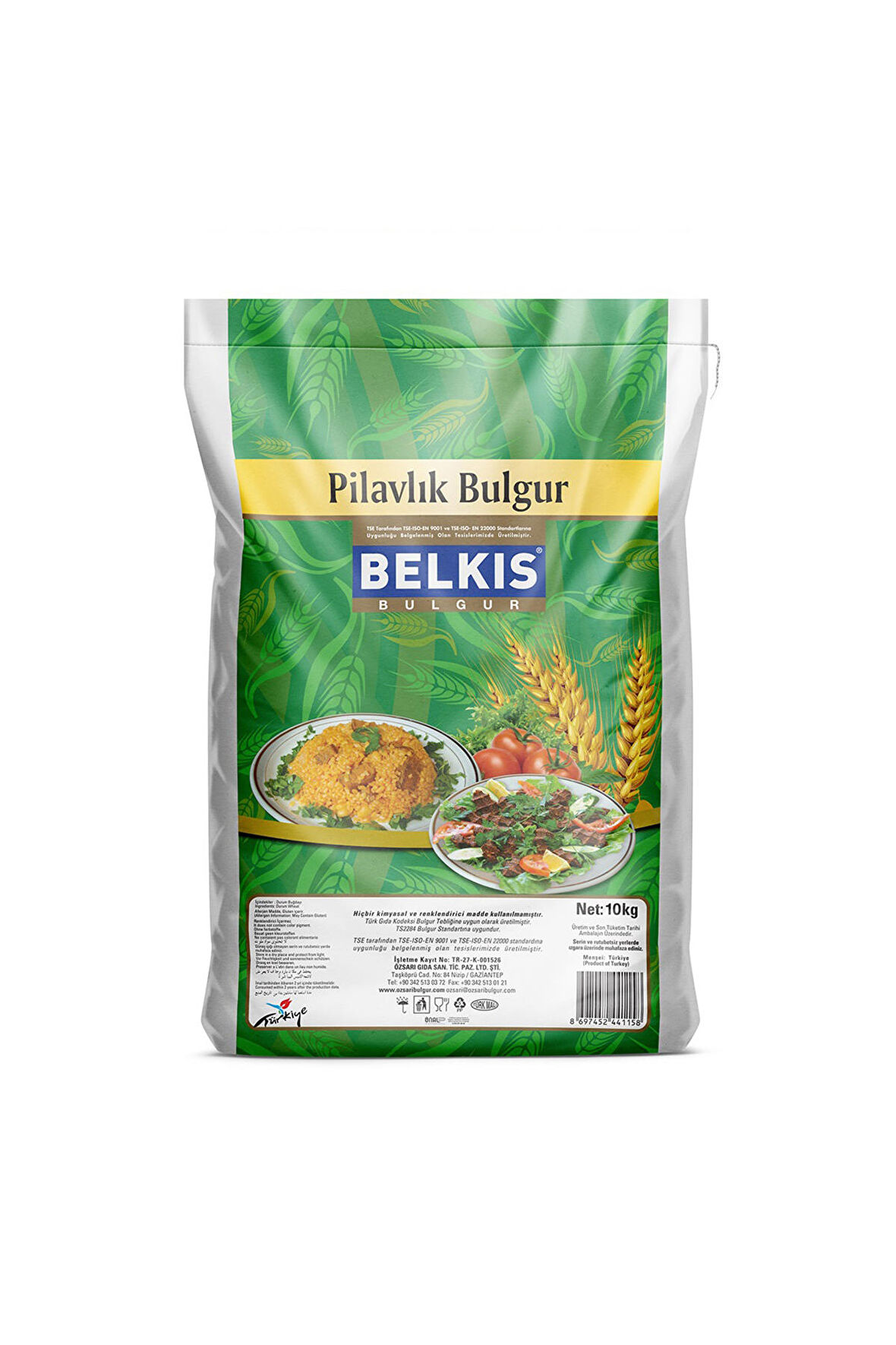 Belkıs Pilavlık Bulgur 10 kg