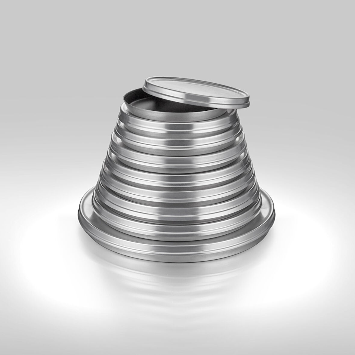 Altınbaşak 28 Cm Alüminyum Kapaklı Pizza Tavası Yapışmaz Kaplamalı (A 170 28)