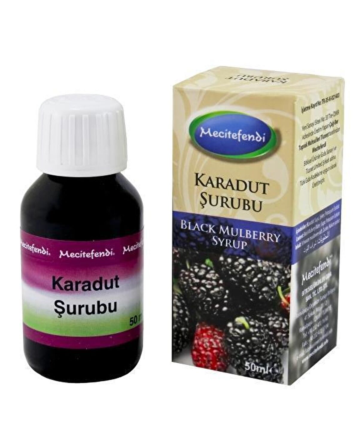 Mecitefendi Karadut Şurubu 50 Ml