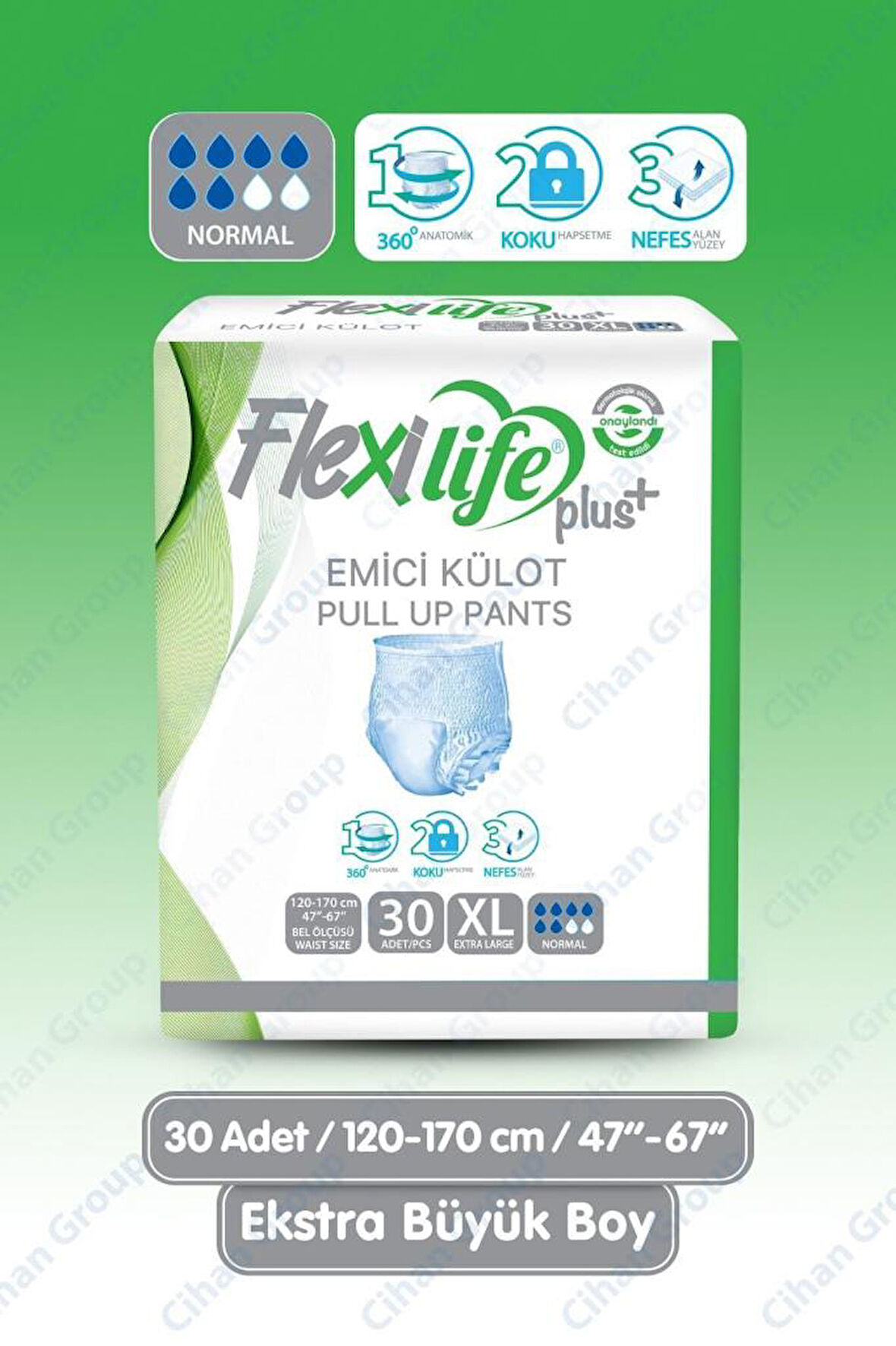 Flexi Life Plus Pedkülot Hasta Bezi XL 