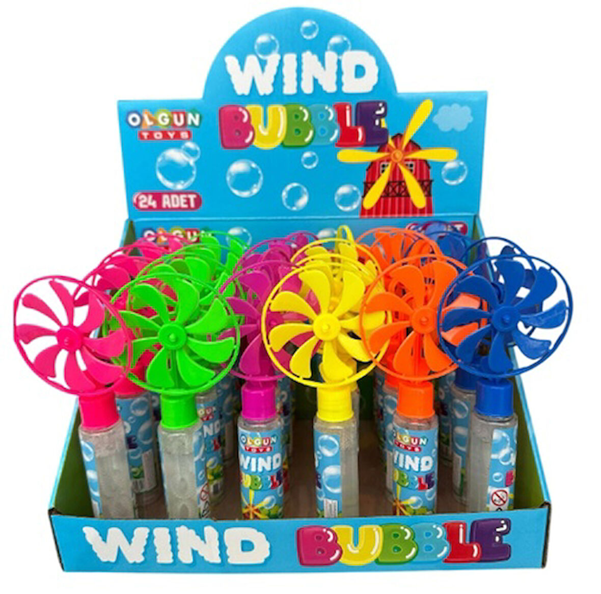 Olgun Toys Rüzgar Gülü Baloncuk - 3 adet