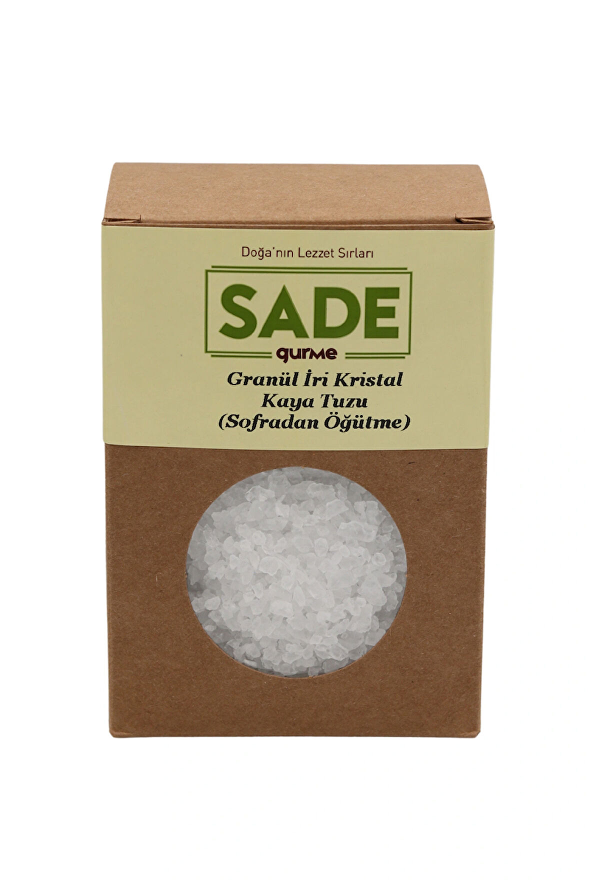 Gurme Granül Iri Kristal Kaya Tuzu 500gr ( Sofrada Öğütme )