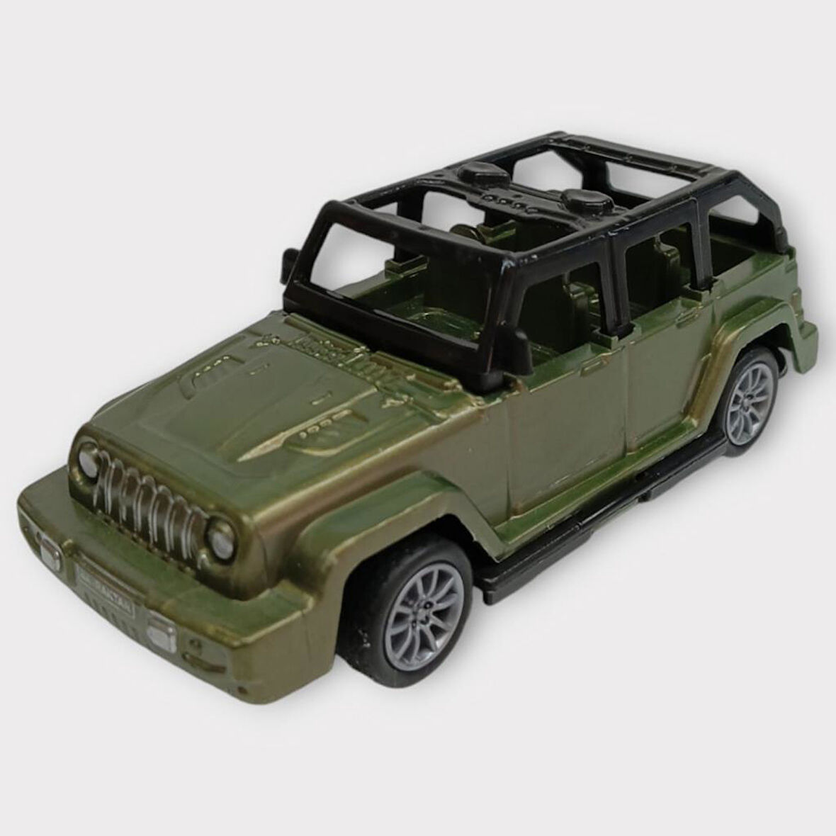 Çek Bırak Arabalar 10 Cm - Yeşil Jeep