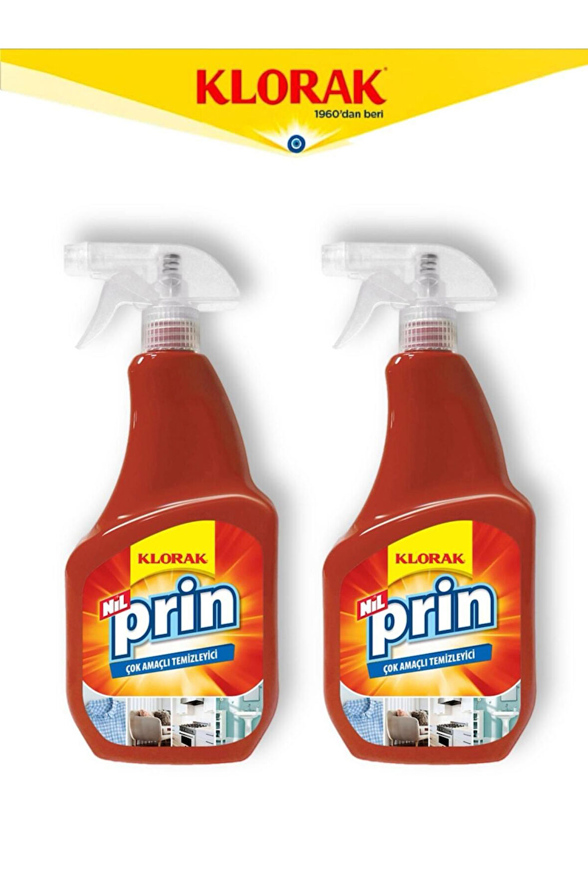NİLPRİN ÇOK AMAÇLI TEMİZLEYİCİ 750 ML 2 ADET