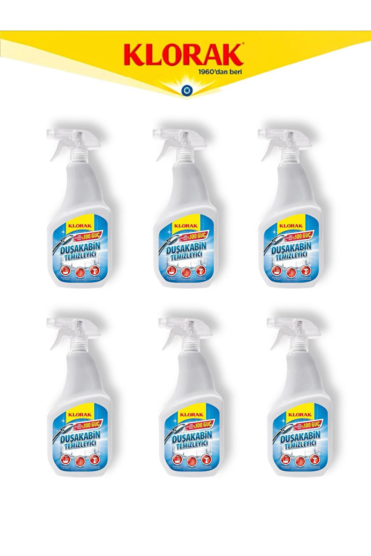 DUŞAKABİN TEMİZLEYİCİ 750 ML 6 ADET