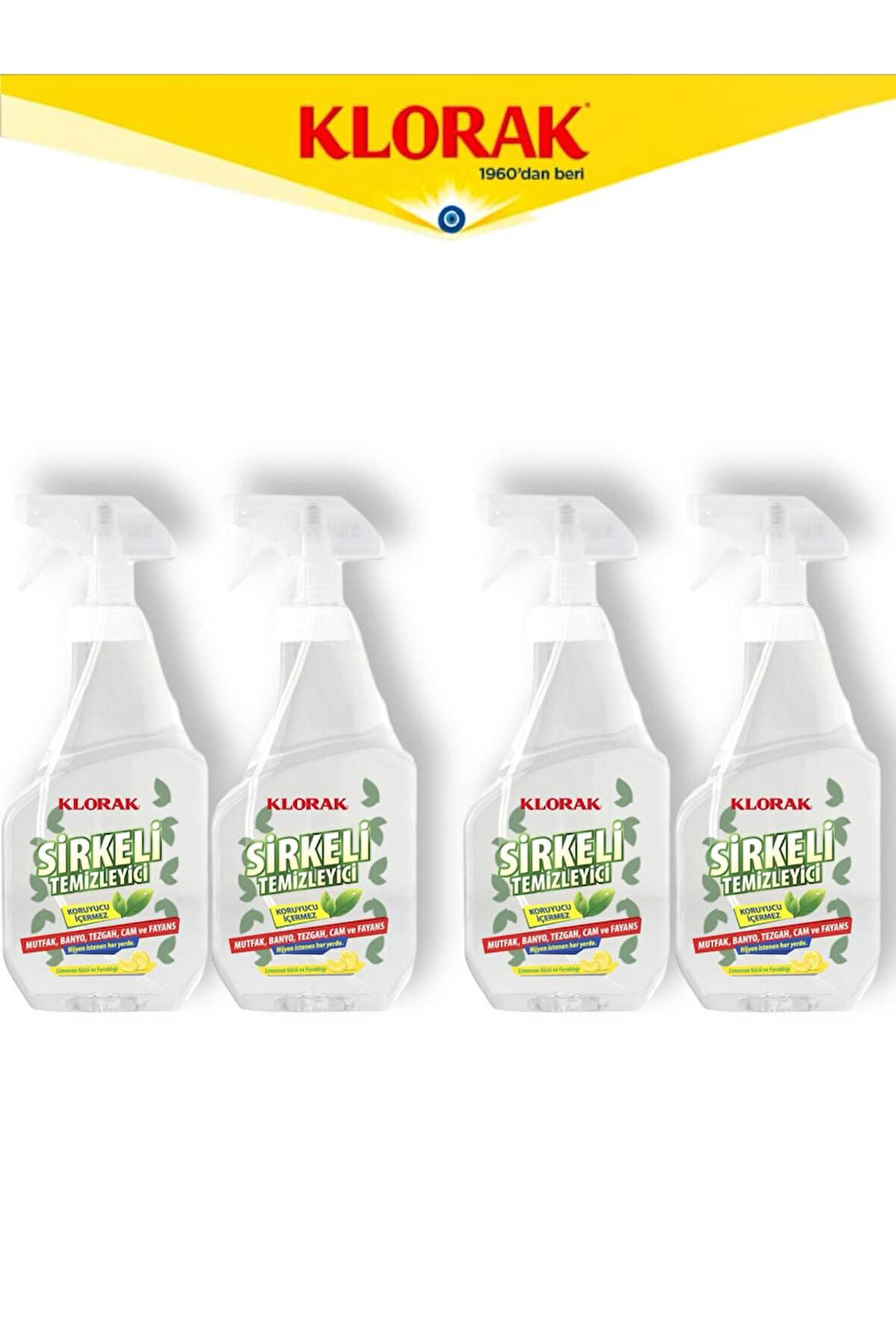 SİRKELİ TEMİZLEYİCİ 750 ML. 4 ADET