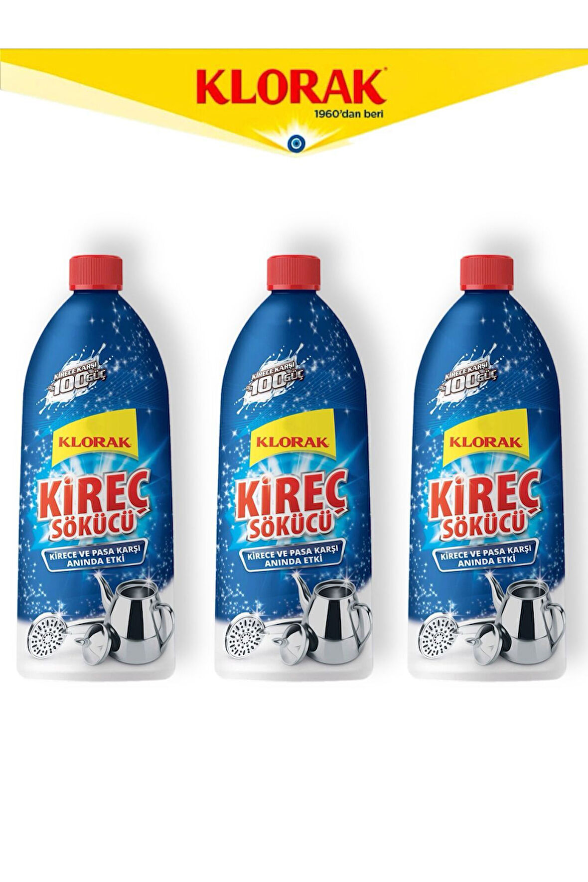 KİREÇ SÖKÜCÜ 750 ML 3 ADET