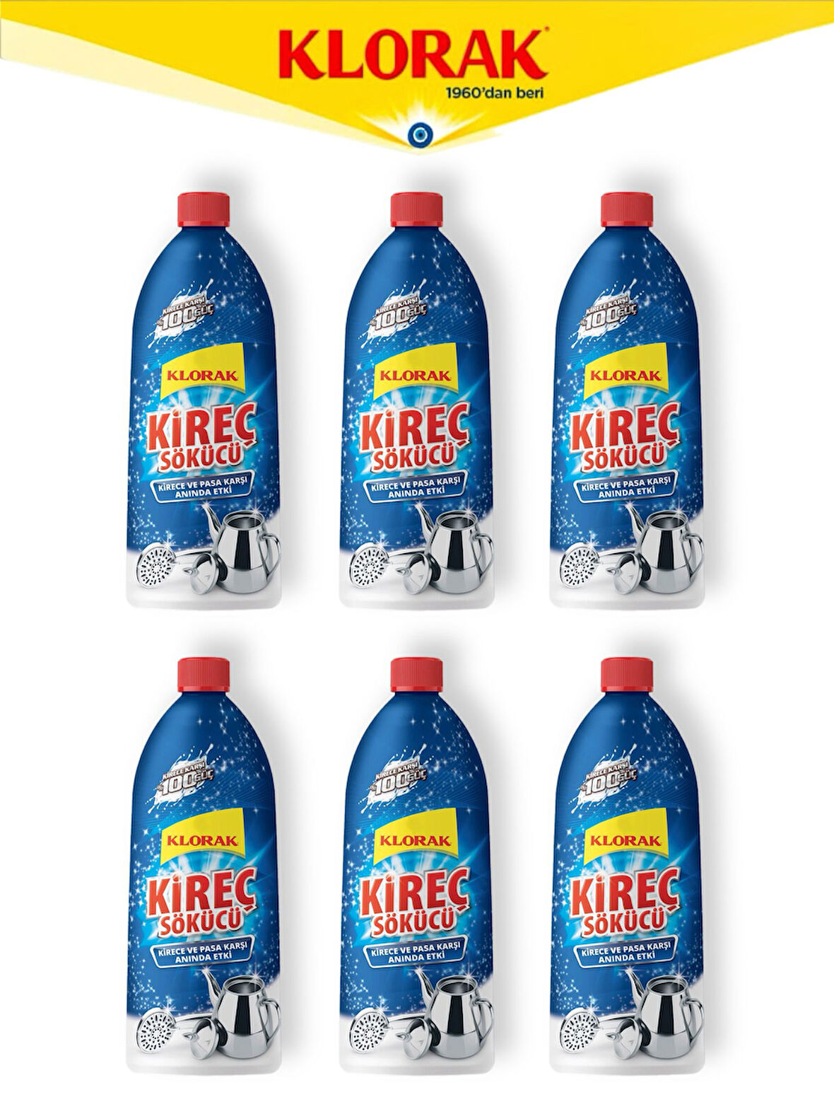 KLORAK KİREÇ SÖKÜCÜ 750 ML 6 ADET