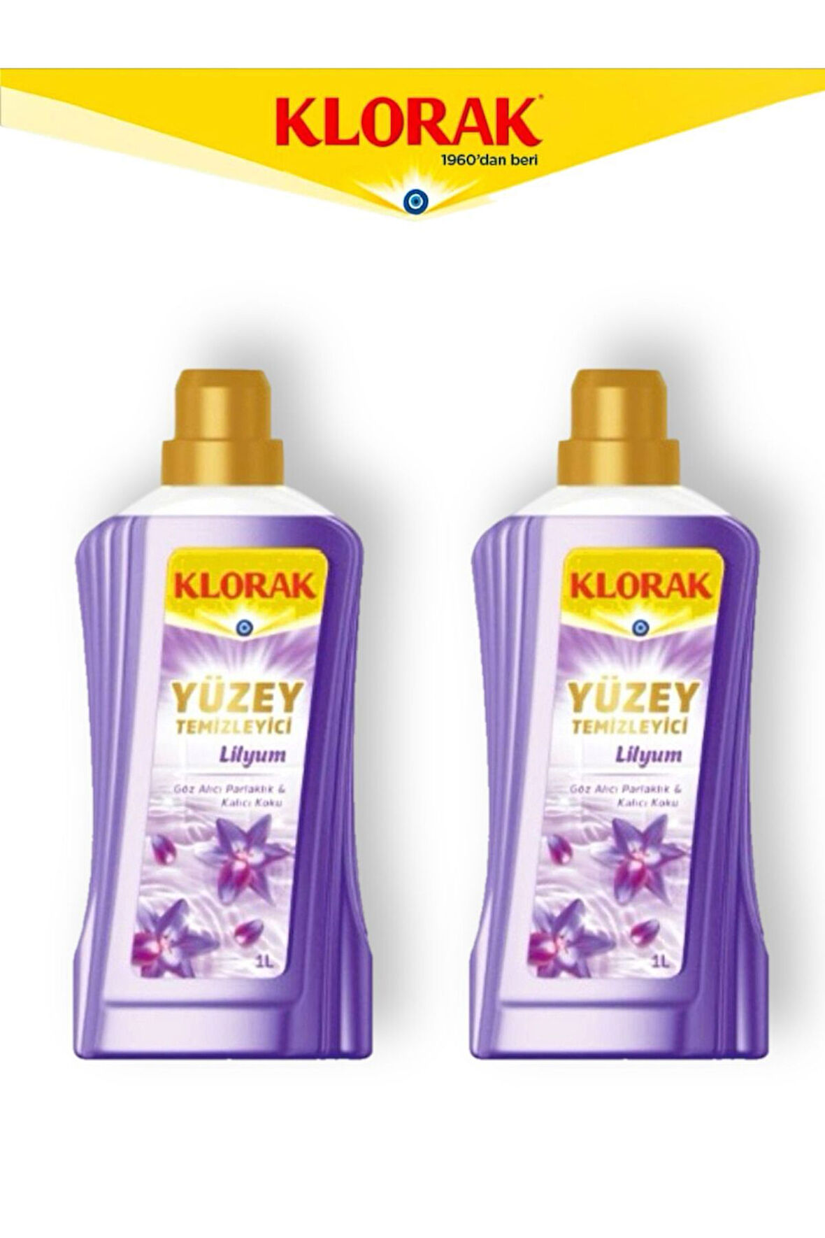 YÜZEY TEMİZLEYİCİ LİLYUM 1000 ML 2 Adet