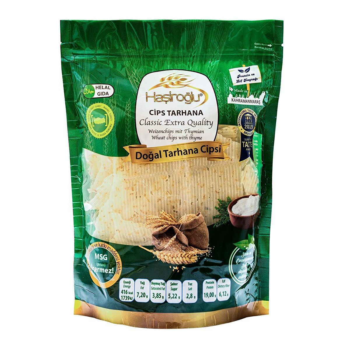 Haşiroğlu Doğal Tarhana Cips 225 g e