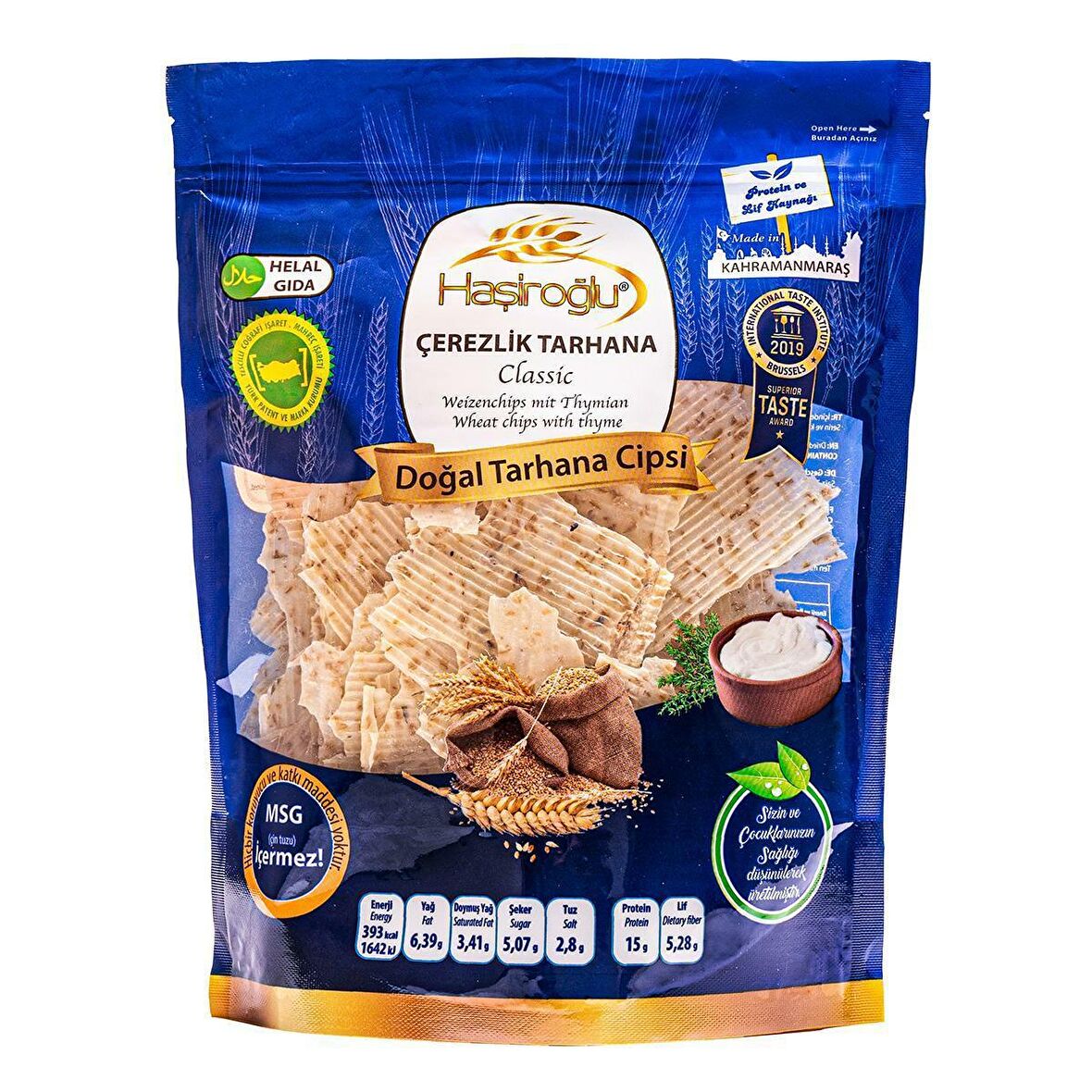 Haşiroğlu Çerezlik Doğal Tarhana Cips 225 g e