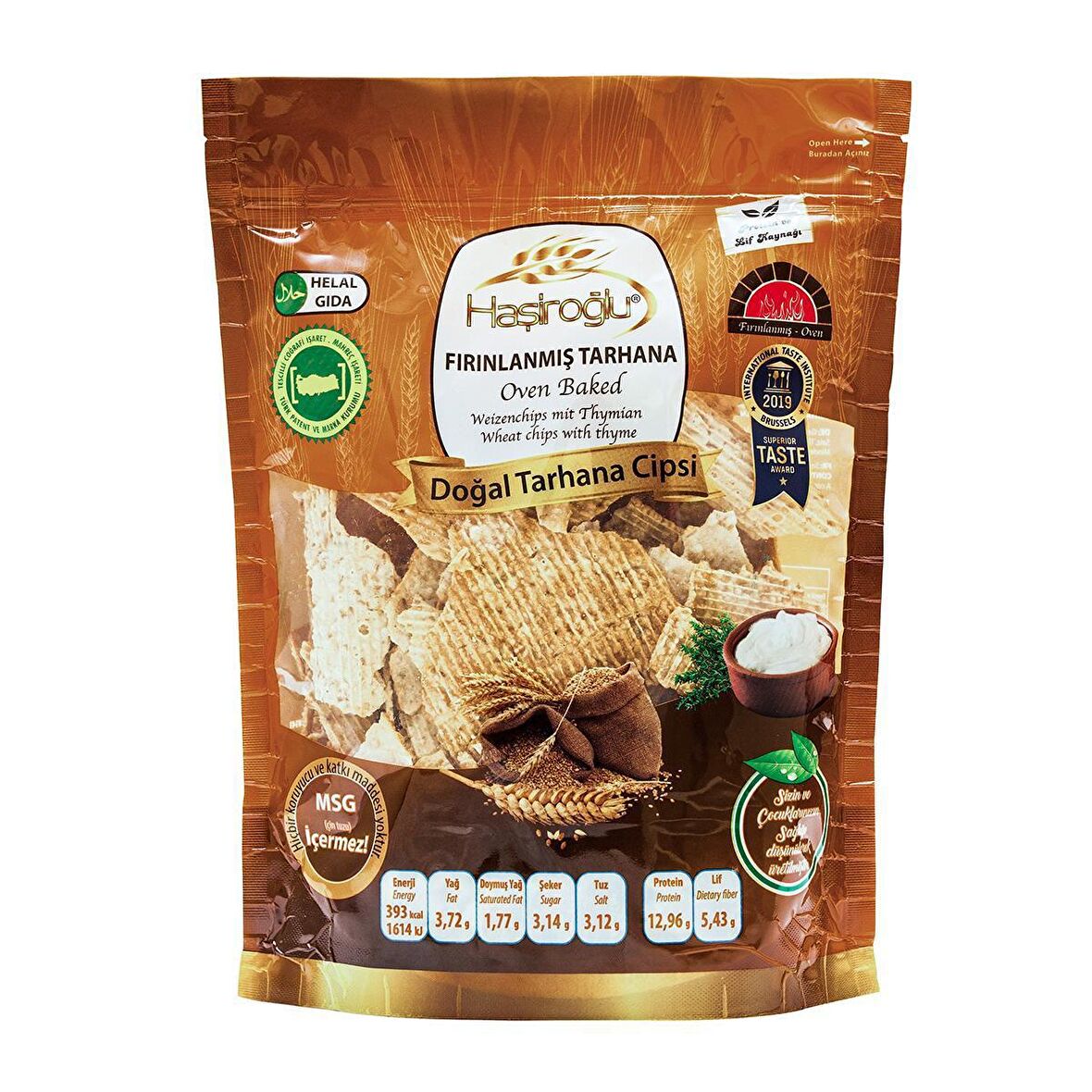 Haşiroğlu Fırınlanmış Doğal Tarhana Cips 225 g e