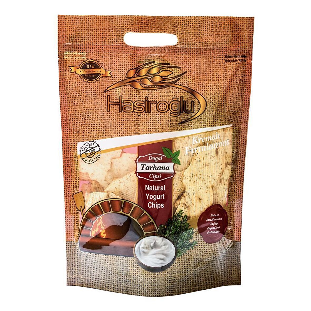 Haşiroğlu Kremalı Fırınlanmış Tarhana Cips 475 g e