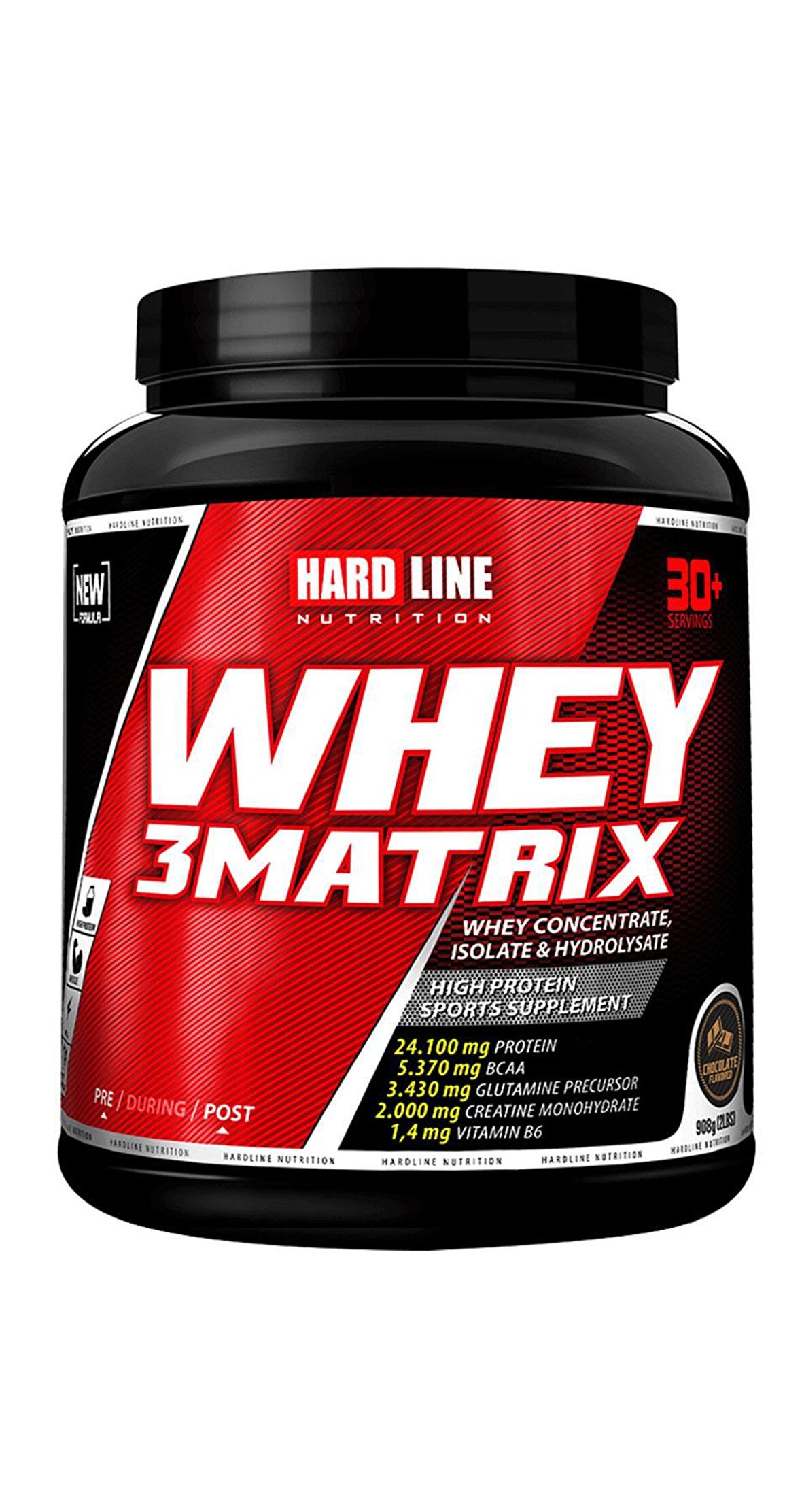 Hardline Nutrition Whey 3 Matrix 908g Çikolatalı Protein Tozu