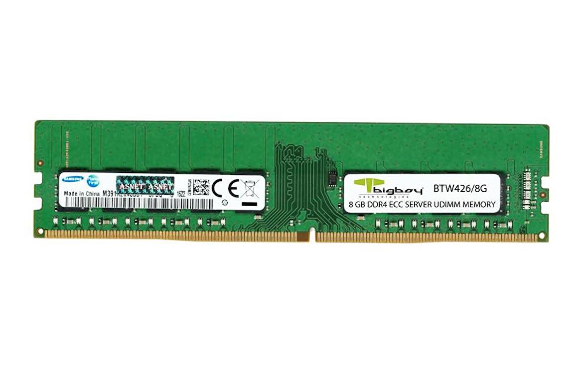 Bigboy BTS426/8G 8 GB DDR4 2666Mhz 1Rx8 CL19 ECC Sunucu Bellek