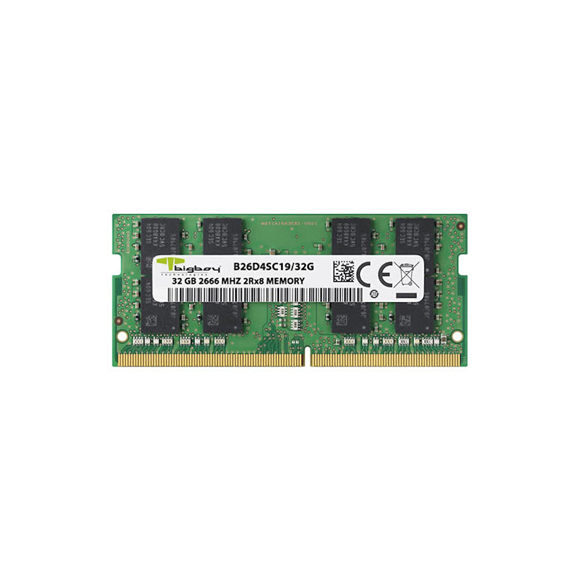 Bigboy 32GB DDR4 2666MHz CL19 Notebook Rami