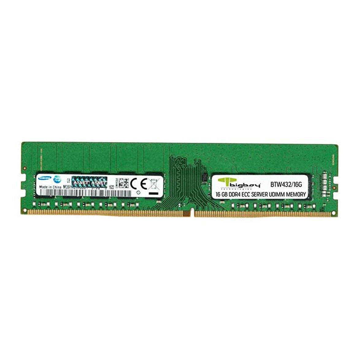 Bigboy BTW432/8G 8 GB DDR4 3200Mhz CL22 ECC Server Bellek