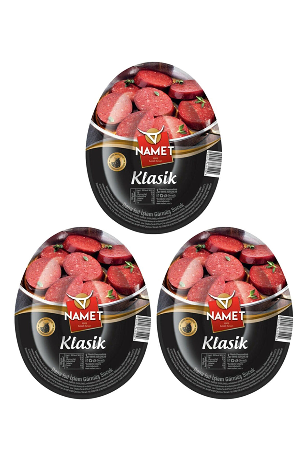 Namet Klasik Dana Kangal Sucuk 200 gr X 3 Adet