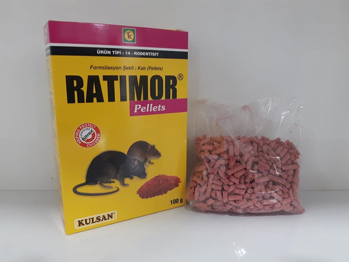 Ratimor Pellets Fare Zehiri  | 100 Gram