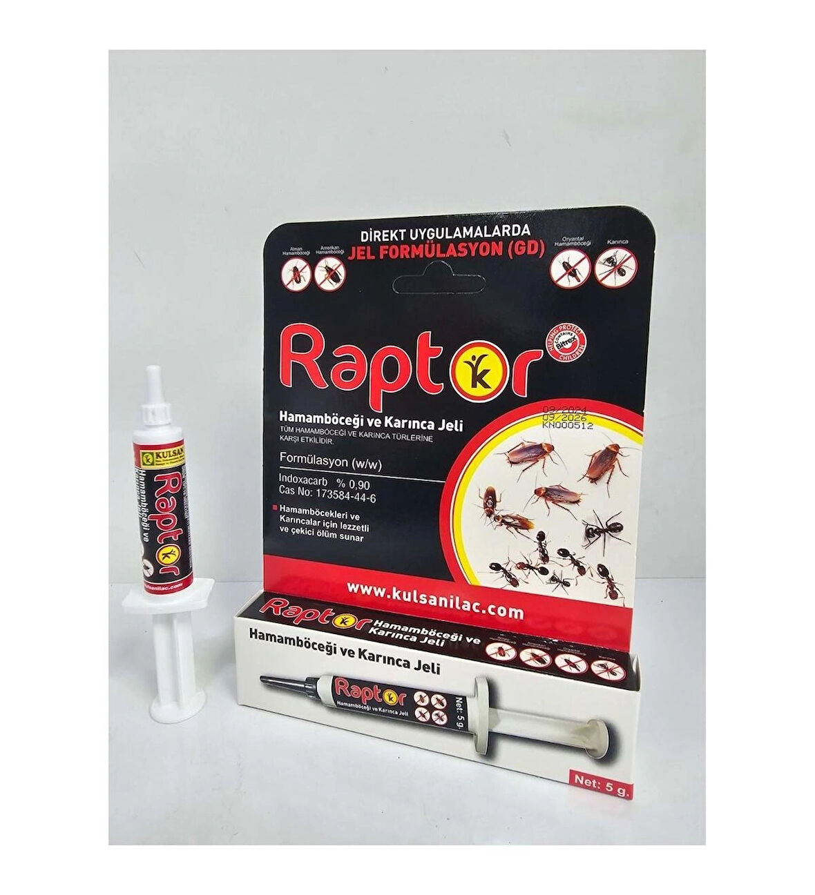 Kulsan Raptor Hamamböceği ve Karınca Jeli 5 Gr.