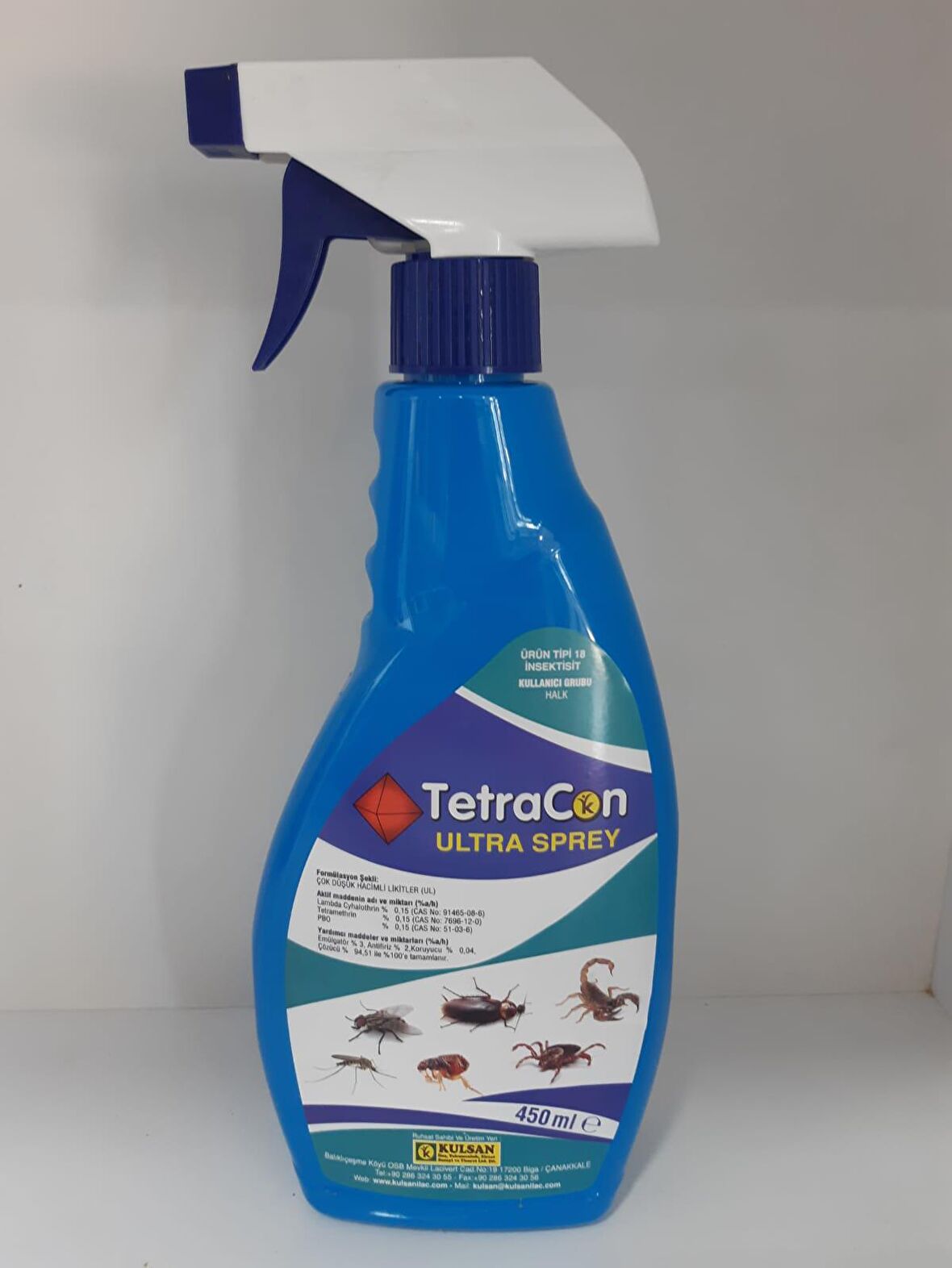 TETRACON KULLANIMA HAZIR HAŞERE ÖLDÜRÜCÜ SPREY 450 Ml