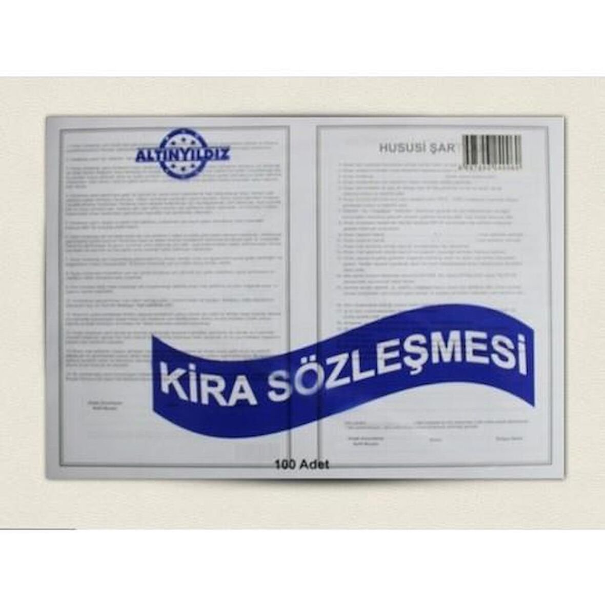 Gülpaş 205 Kira Kontratı 25x35 100 Adet