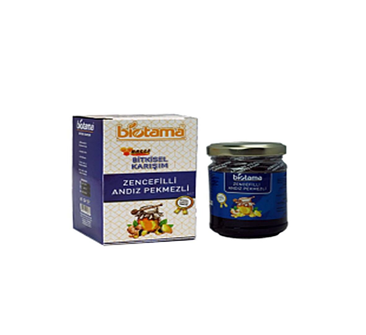 Biotama  Zencefilli Ballı Andız Pekmezli Bitkisel Karışım 430 gr. 