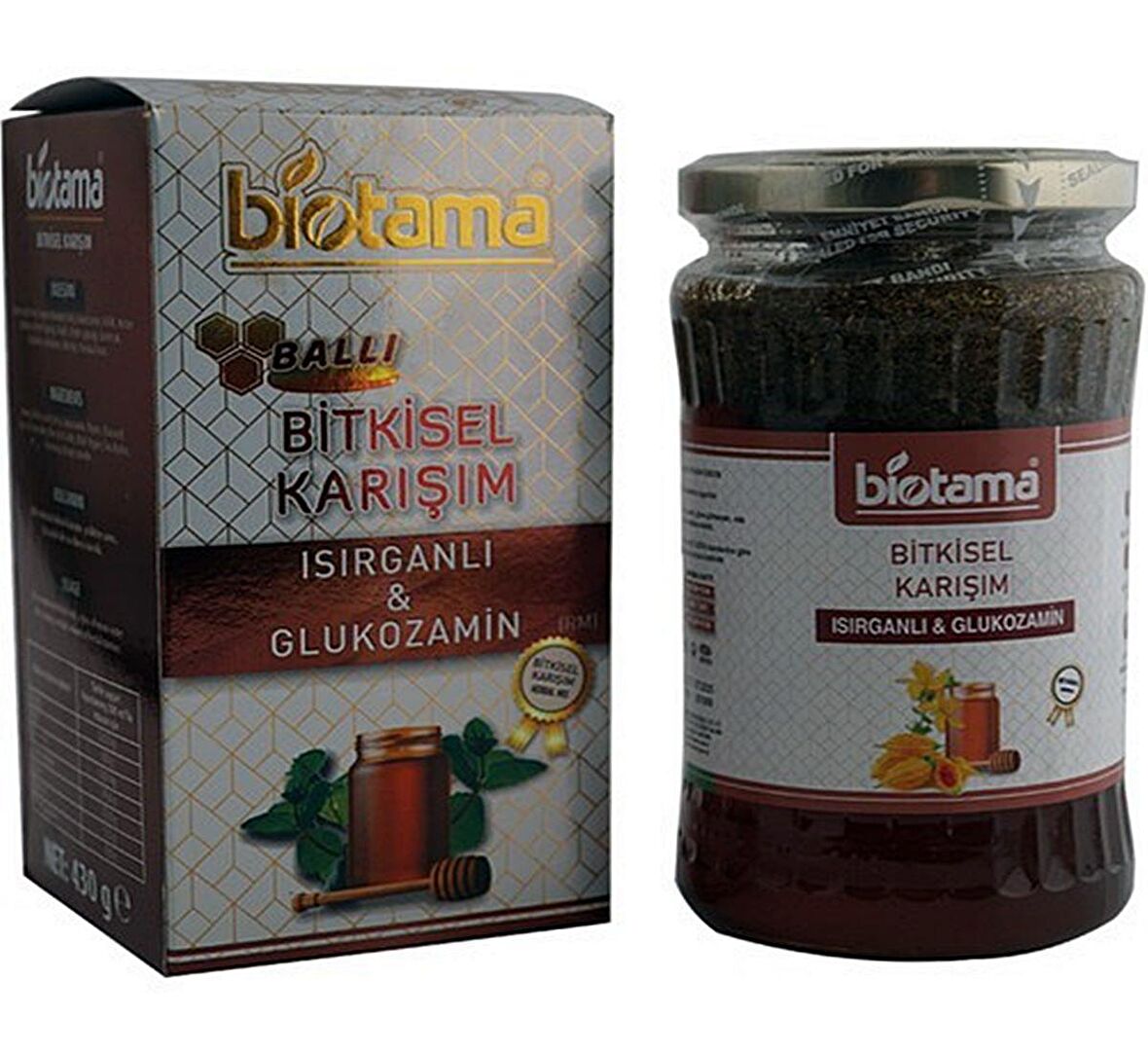 Biotama Ballı Karışım Isırganlı & Glukozaminli Macun 420 Gr