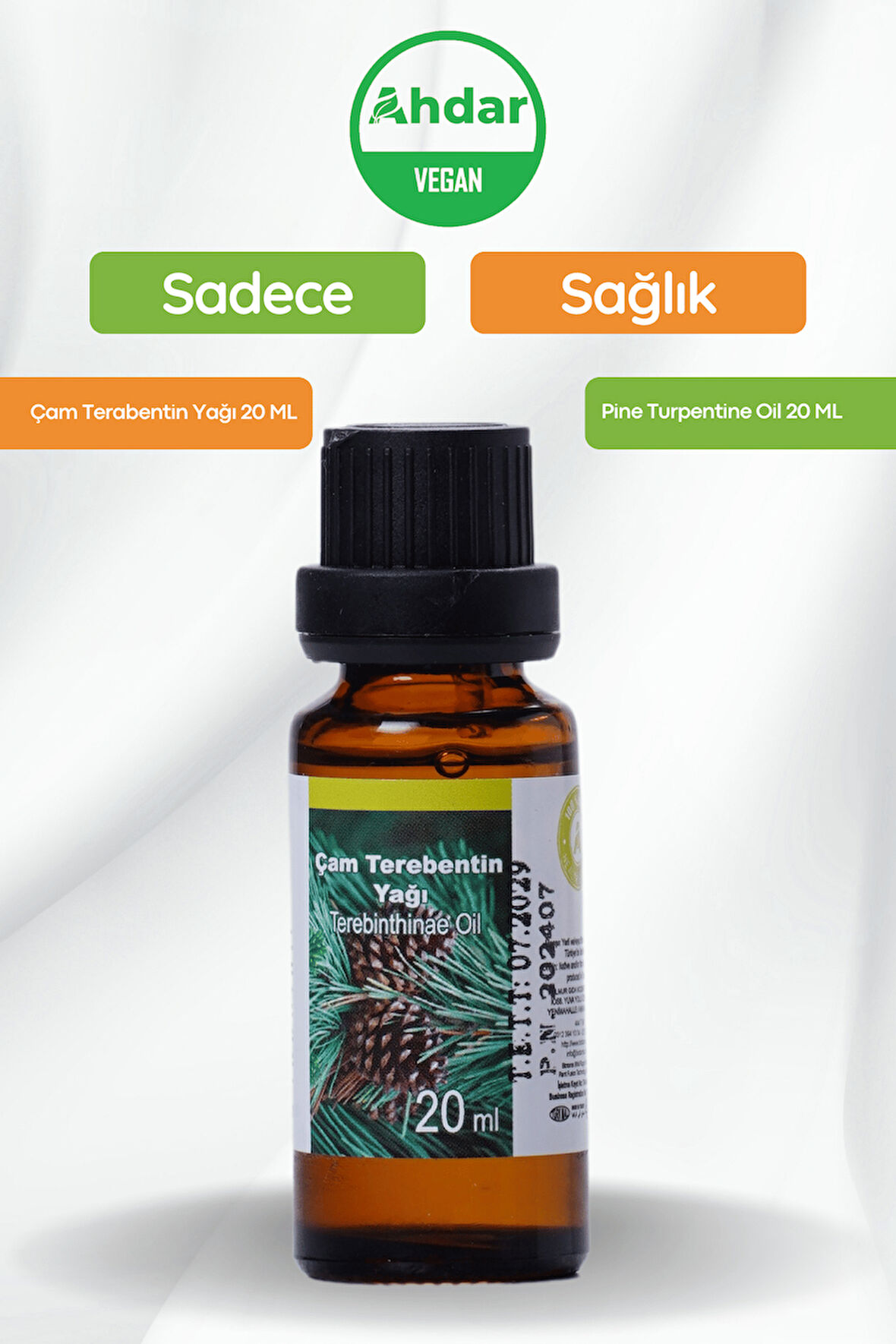 Ahdar 20 ML Çam Terebentin Yağı