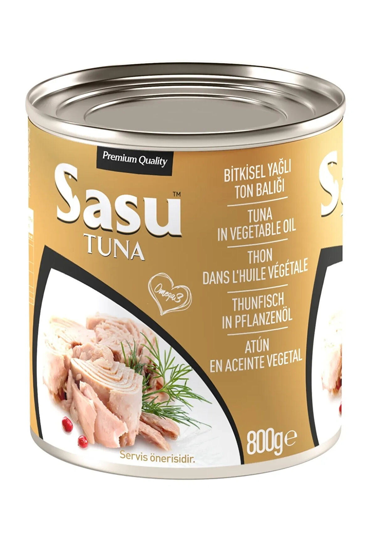 Sasu Klasik Ton Balığı 800G Bütün Dilim