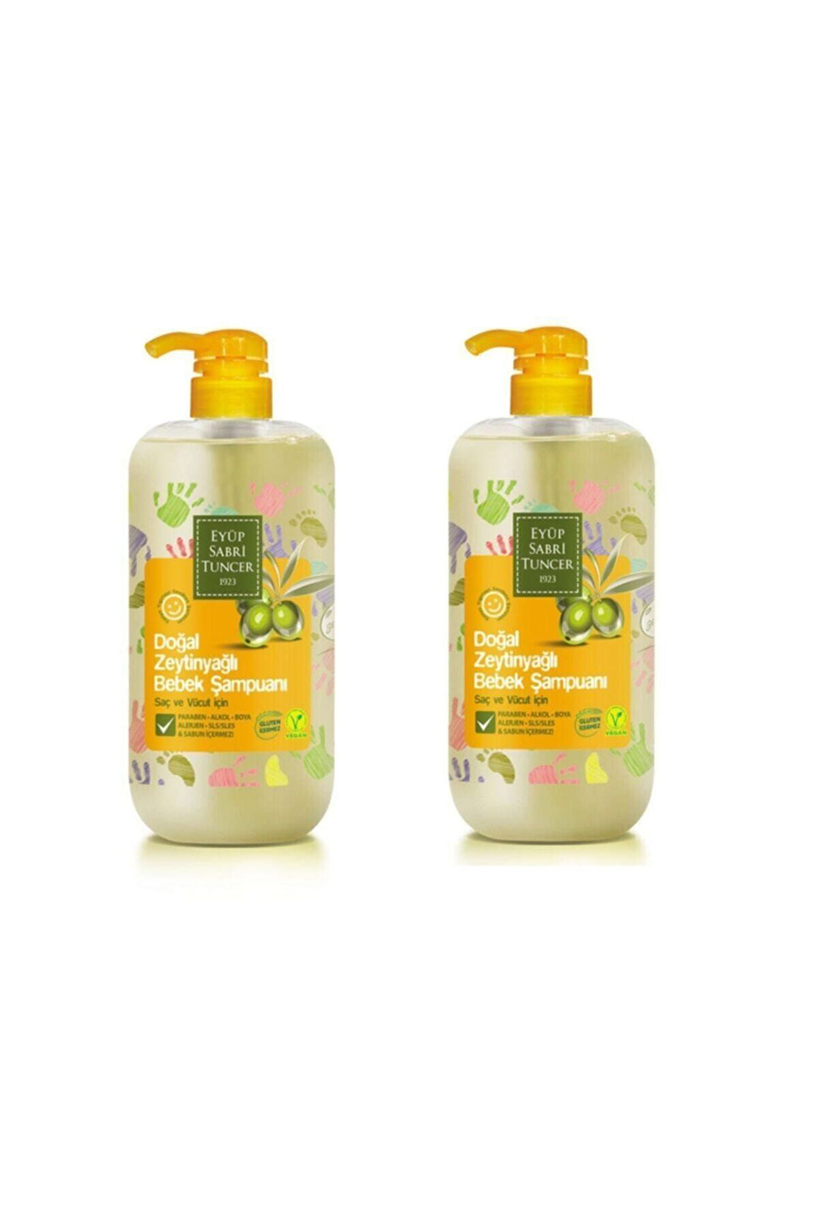 Zeytinyağlı Bebek Şampuanı 600 ml x 2 Adet
