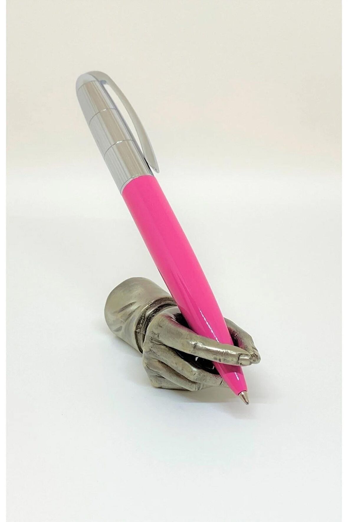 Fet Pink Krom Tükenmez Kalem Pink