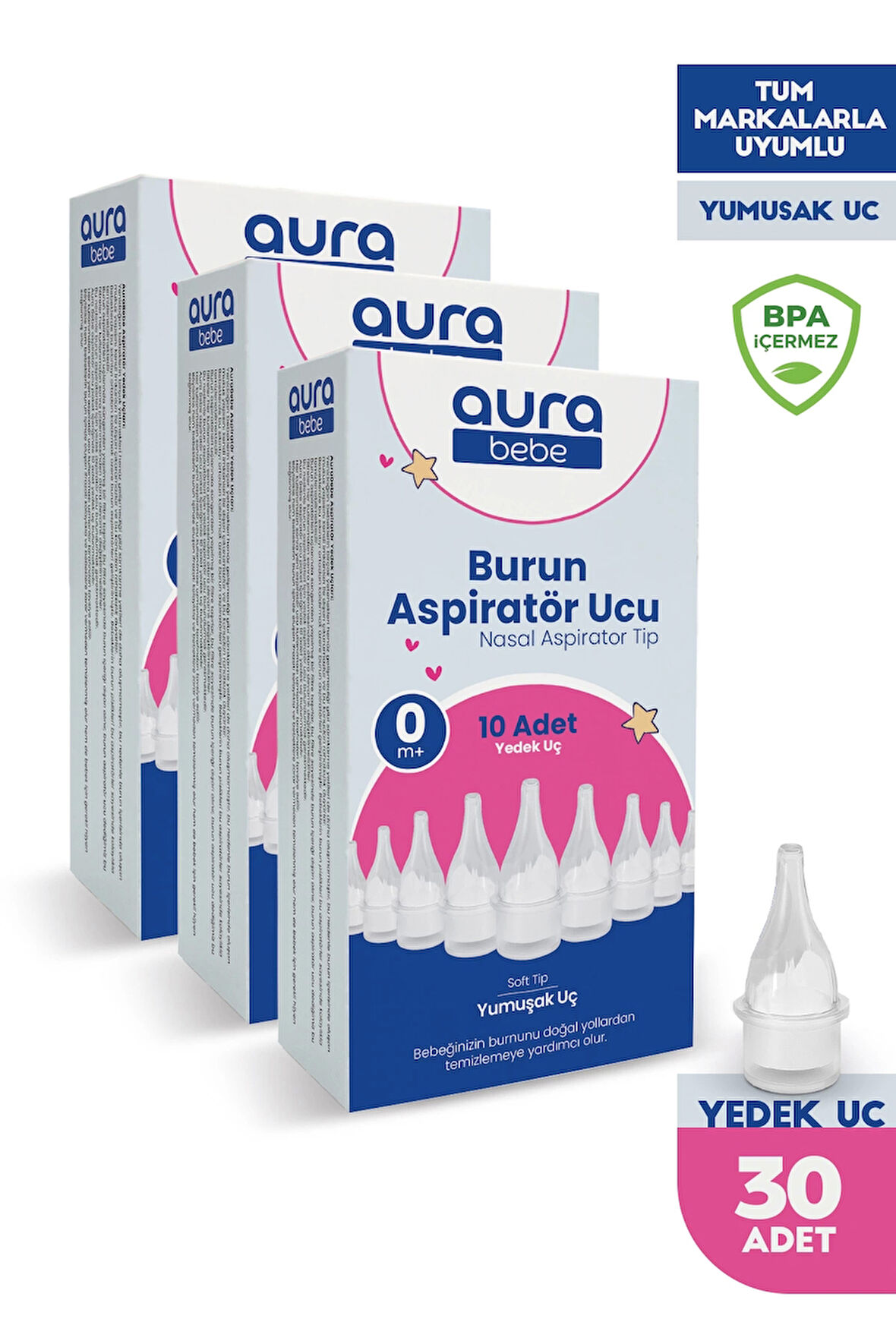 Nazal Burun Aspiratörü Yedek Uç (30 ADET)