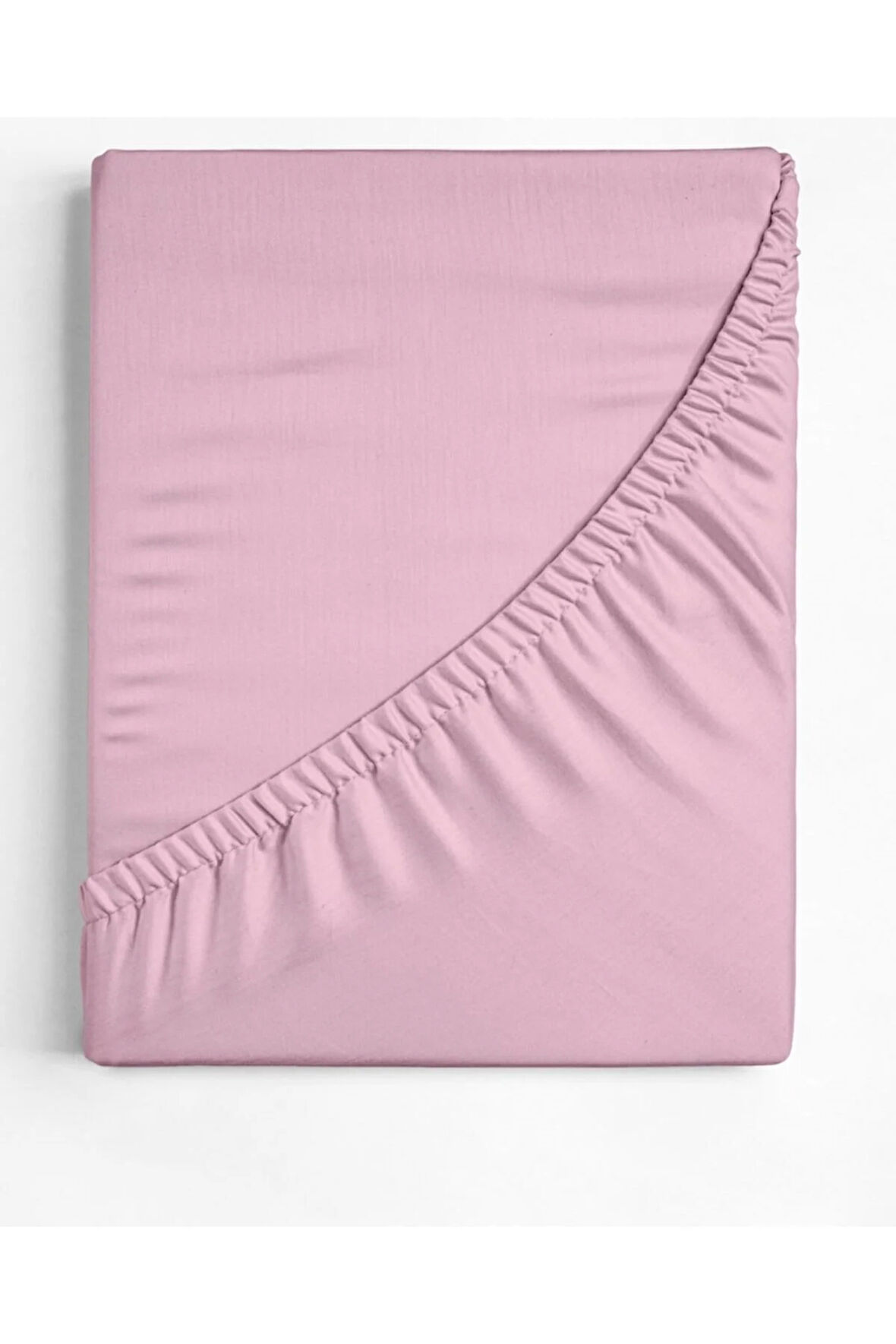 Çift Kişilik Penye Lastikli Çarşaf 160 X 200 Cm Pembe