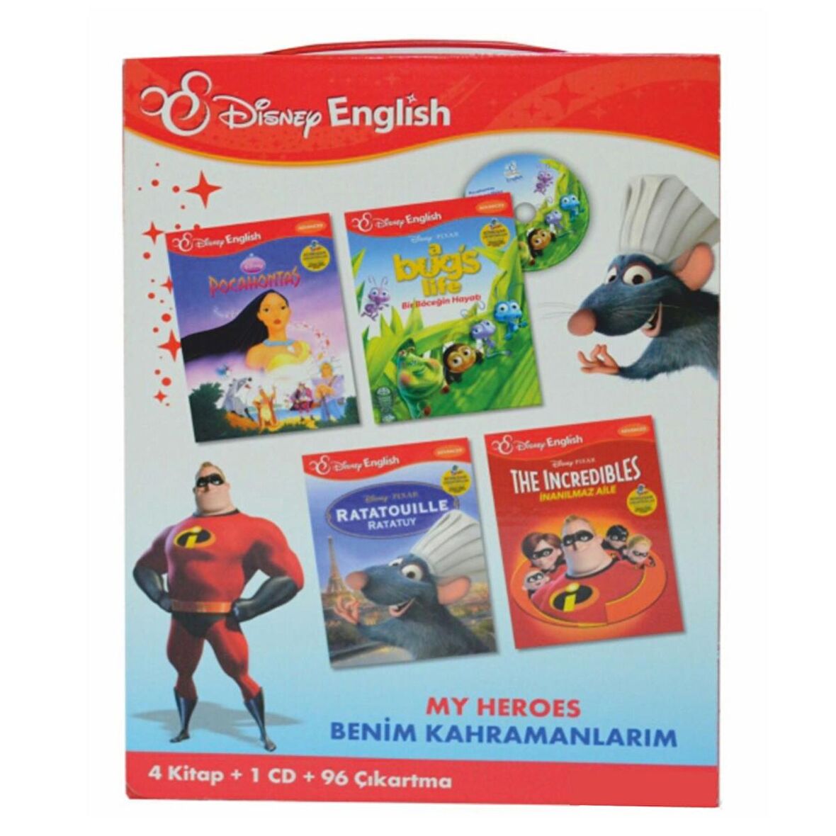 Disney English My Heroes - Benim Kahramanlarım Çantalı Set