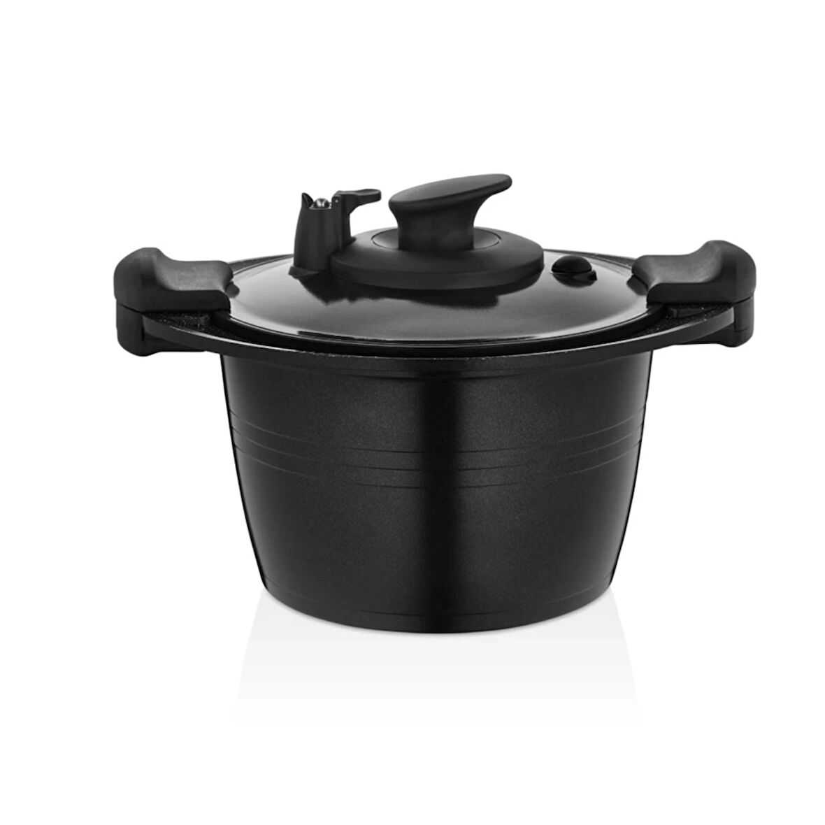 GÜLSAN Fucci Vakumlu Buharlı Derin Tencere 24 cm -siyah