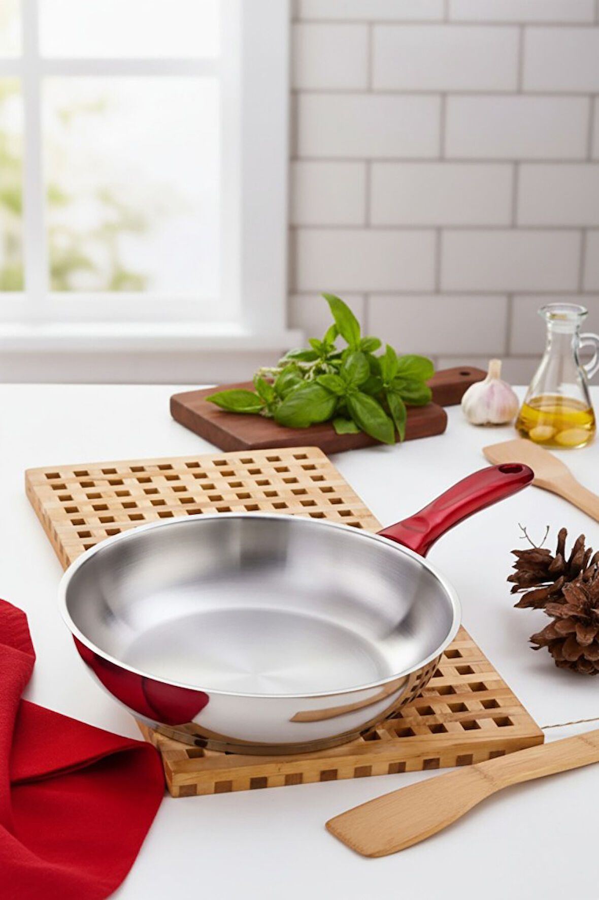 Gülsan Maksi 30 Cm Çelik Tava