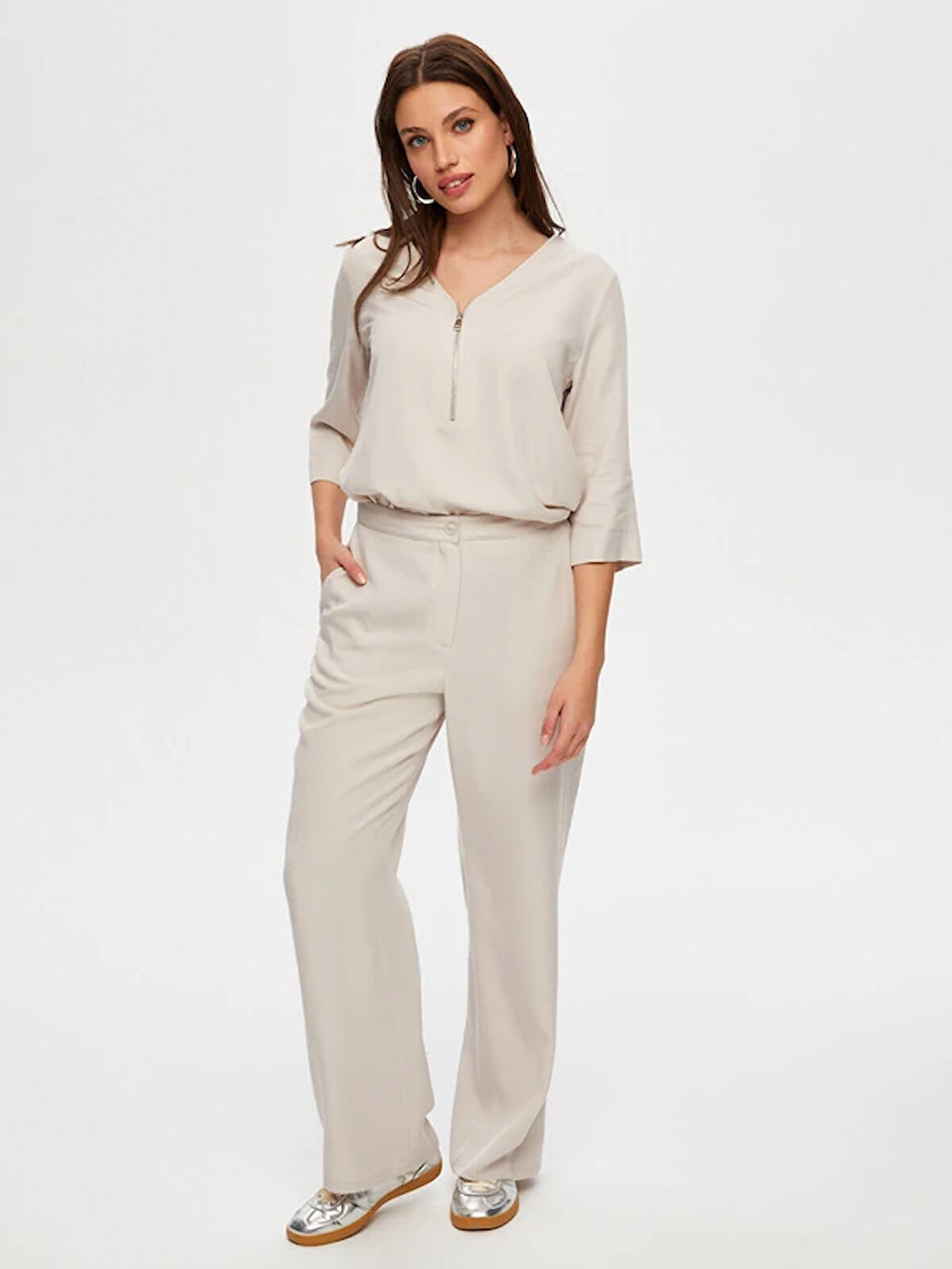 Wide Leg Fit Liyoselli Pantolon S25PNT005