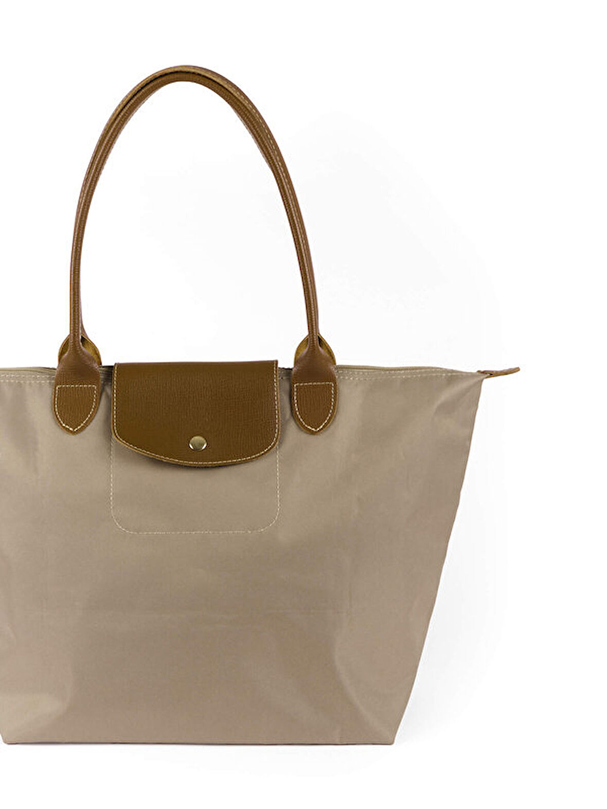 Suni Deri Kapaklı Tote Bag Çanta Büyük Boy S25CNT006