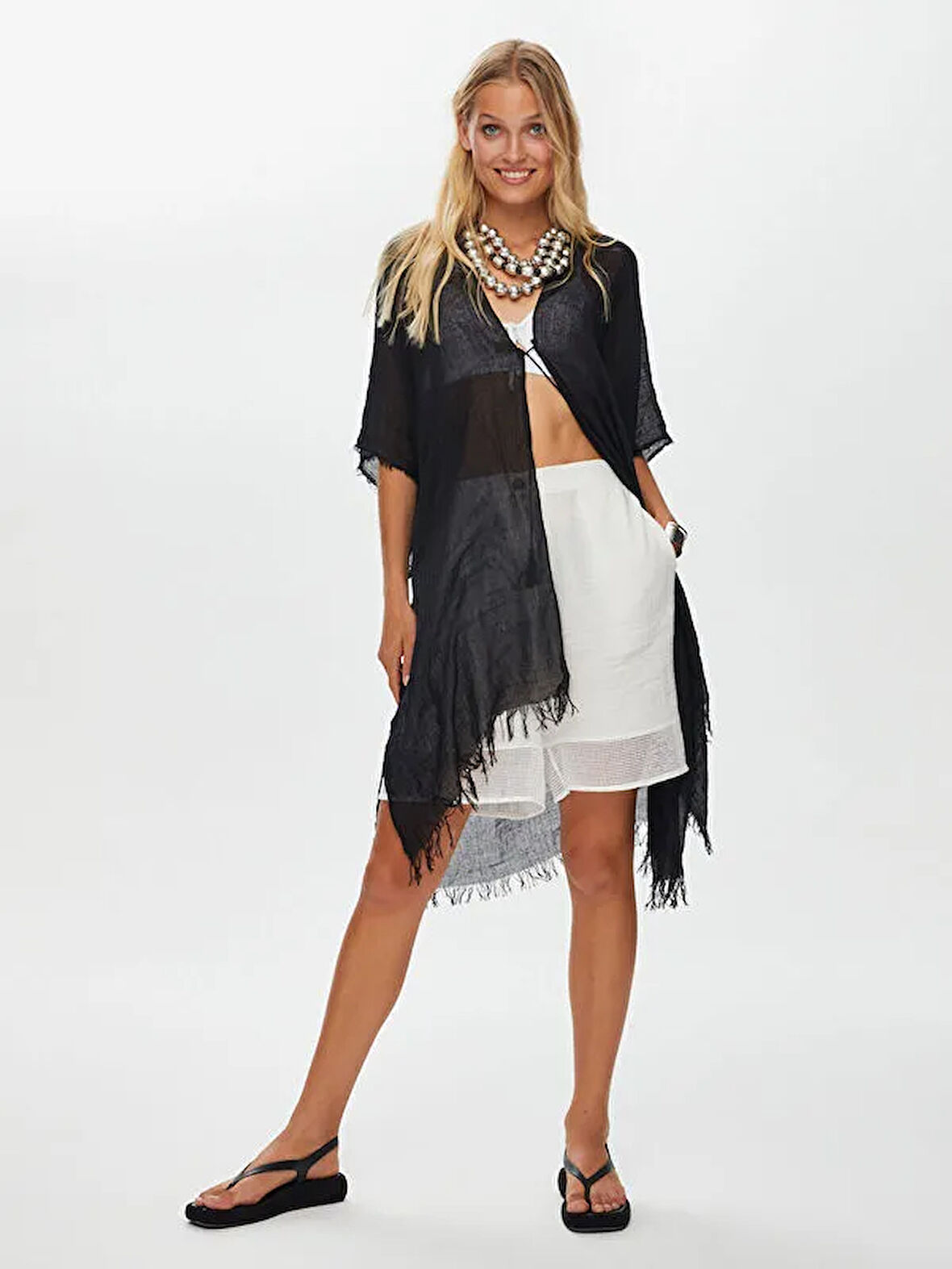 Önü Bağcıklı Pareo S25PAR001