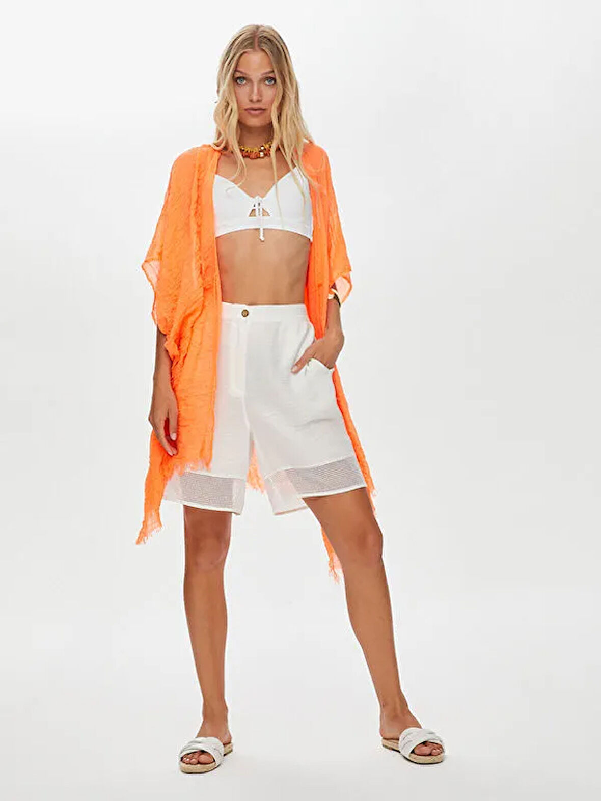 Önü Bağcıklı Pareo S25PAR001