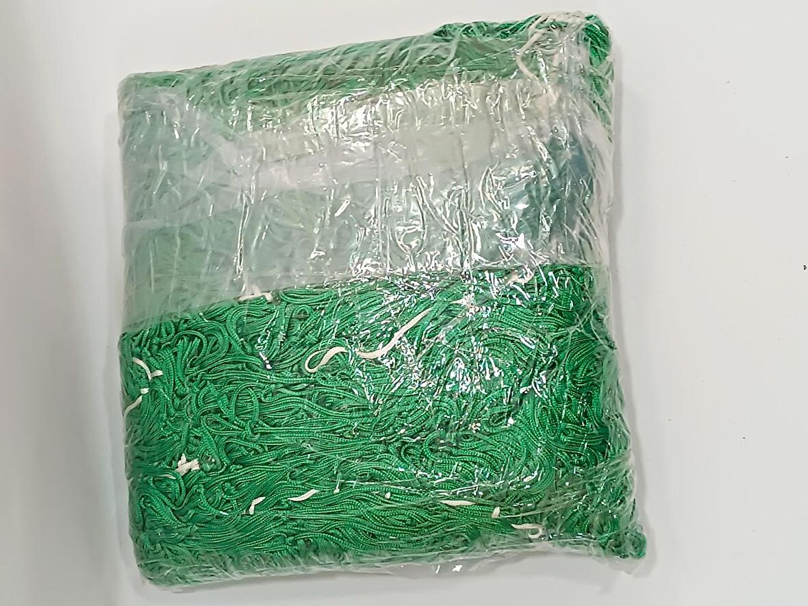 Futbol Kale Filesi 2,5 mm Kord İpi Yeşil 7,32*2,44*2,0 m 