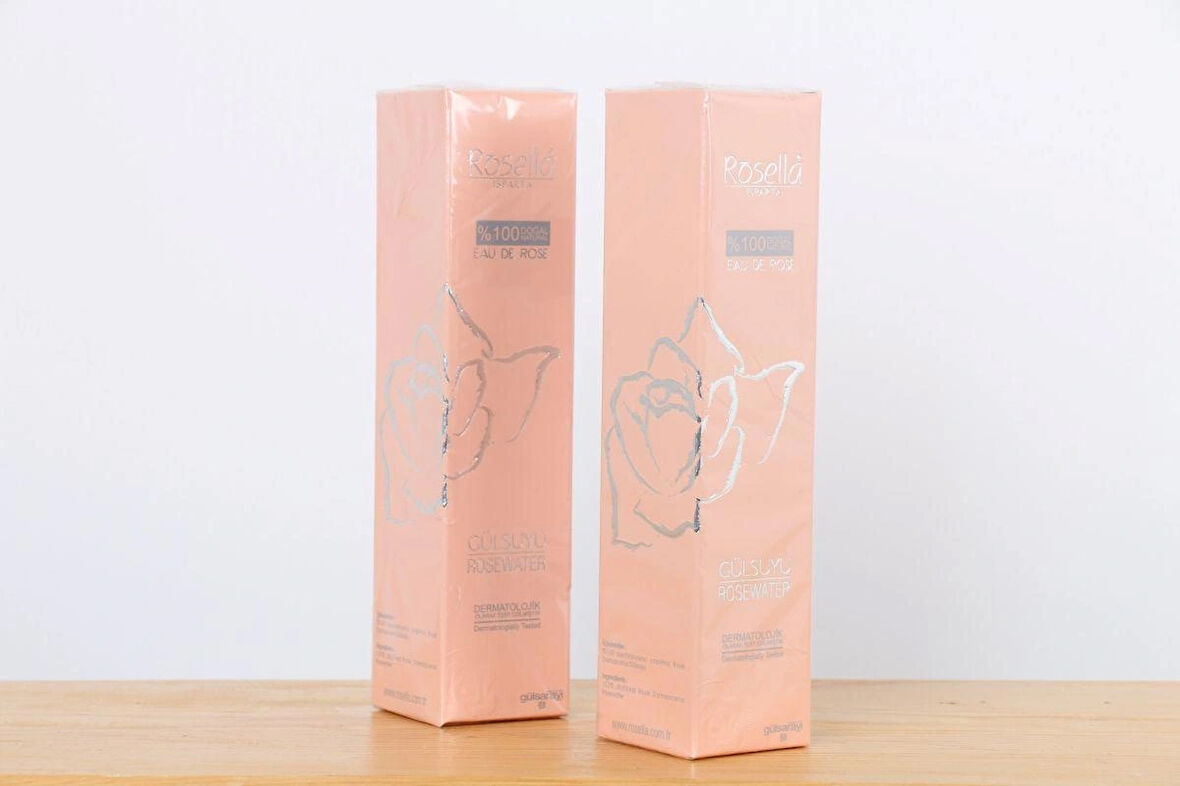 ROSELLA %100 DOĞAL SAF GÜL SUYU MAYASI 160 ML 2'Lİ PAKET