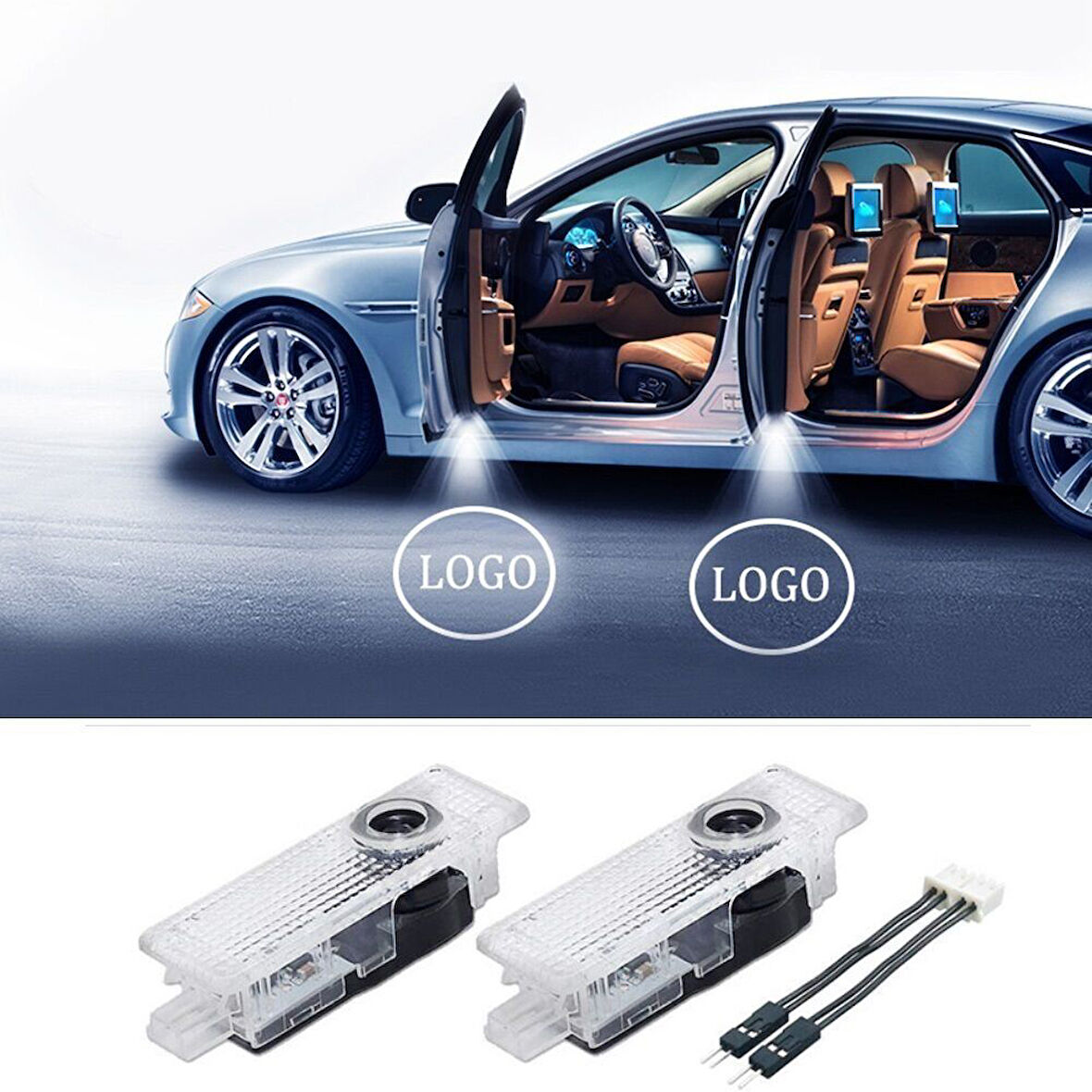 AUTOGP  Bmw e60 kapı altı ışık lazer led logo m amblemli hoşgeldin aydınlatması