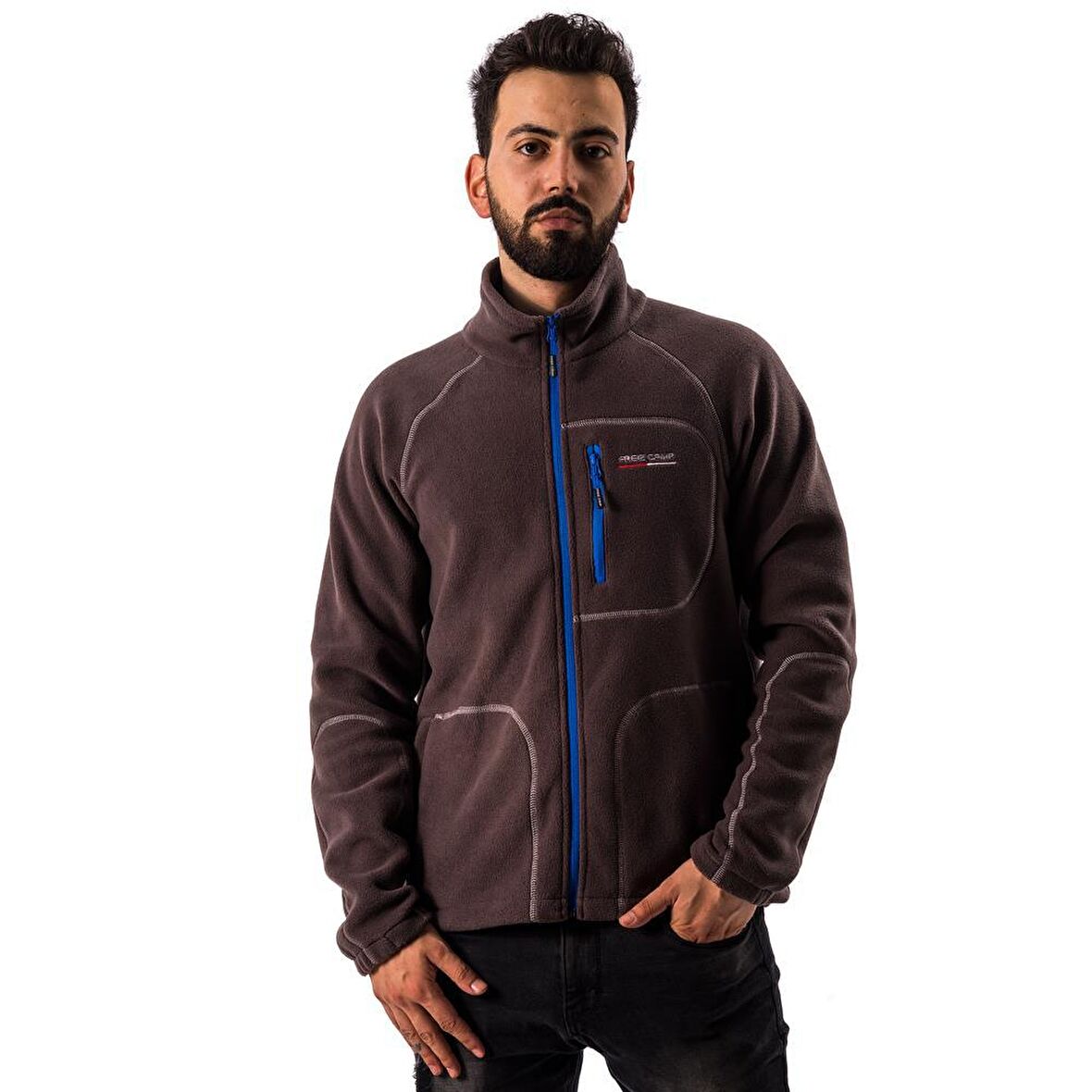 Freecamp Man Full Zipper Fleece-ANTRASİT