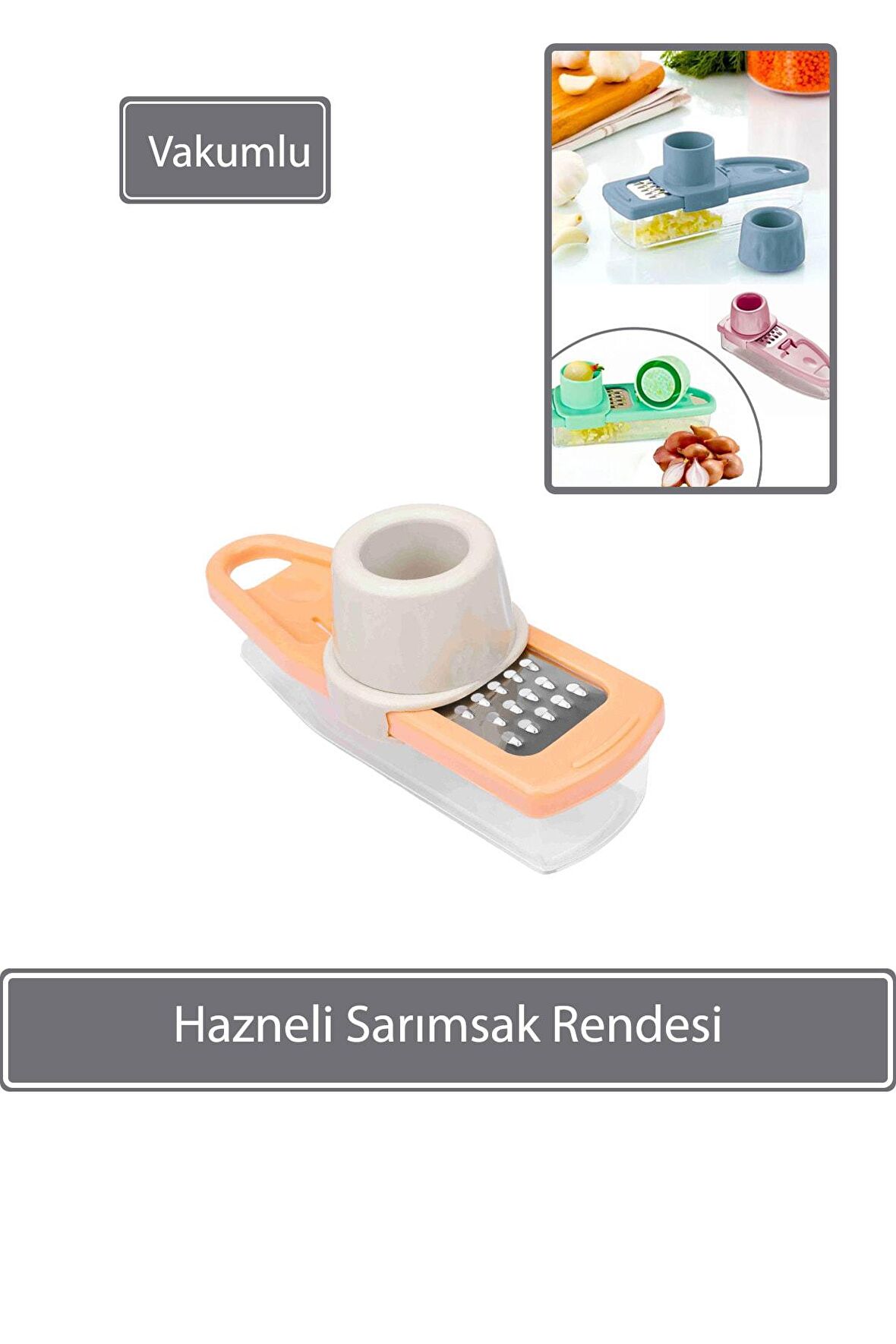 Hazneli Sarımsak Rendesi